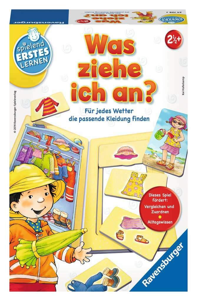 Ravensburger 24736 3 Spielen und Lernen 24736 - was ziehe ich an?