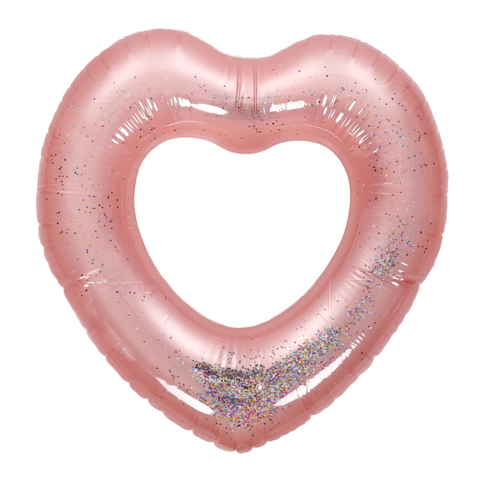 TOYANDONA Salvagente a Forma Di Cuore Galleggia Zattera Piscina Per Piscina Anelli Da Piscina Gonfiabili Piscina Gonfiabile Per Giocattolo Da Piscina Estivo Pvc Bianca
