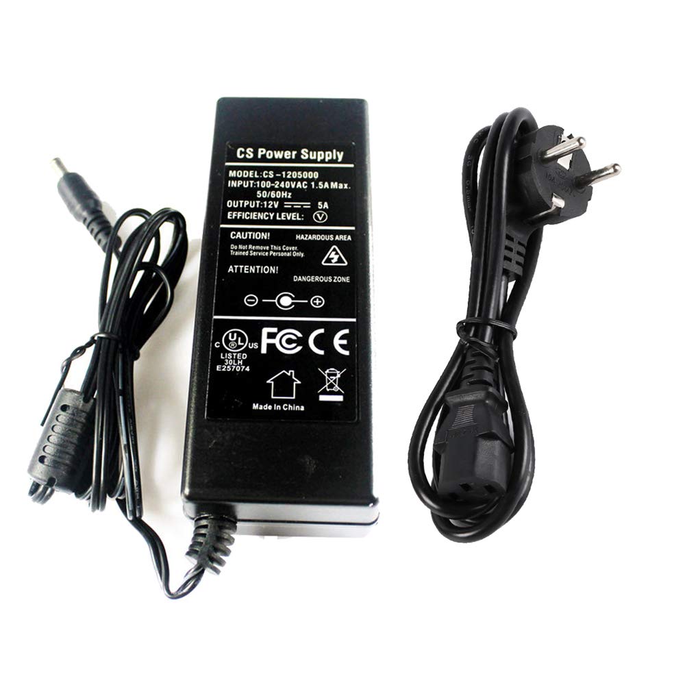 Produktbild von Netzteil 230V Auf 12V 5A – Perfekt Für Überwachungskameras & DVR/NVR-Systeme