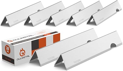 Miniatura 14 de QuliMetal Barras aromatizantes SUS304 para Weber Genesis II/LX 300 Series, Genesis II E-310, II E-330, II E-335, II S-335, II LX S/E-340