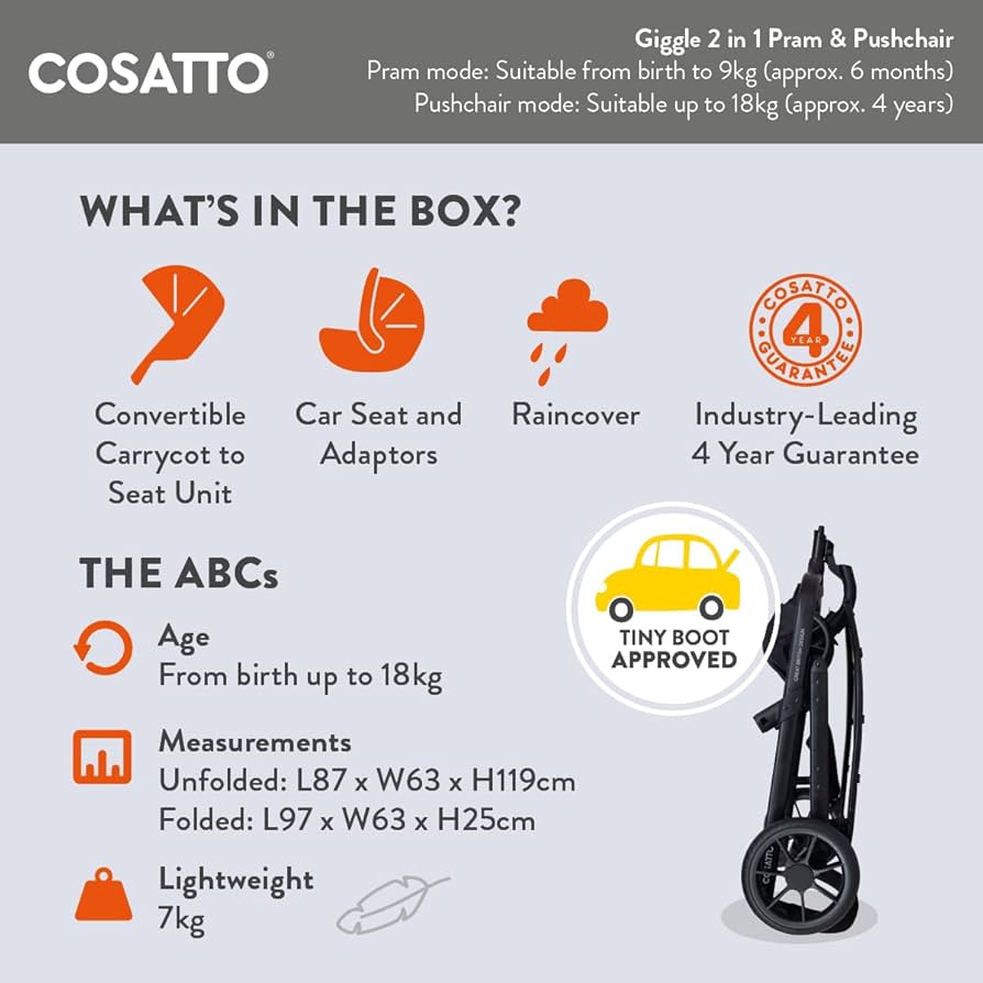 Cosatto giggle shopping basket Clearance