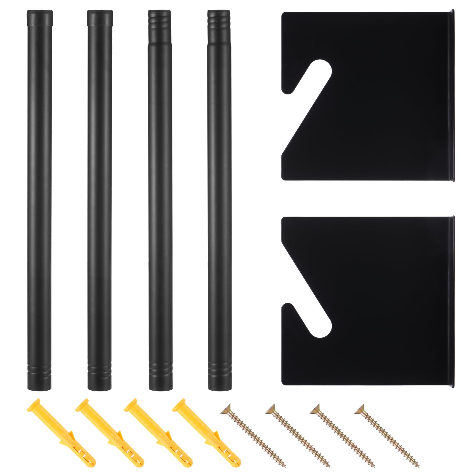 MorningRo 152,4 cm Papierrollenhalter, Geschenkpapier, Wandmontage, Rollenhalter, verstellbar, zuverlässig, Kraftpapierspender für Vinyl, Kraftpapier oder andere gerollte Materialien