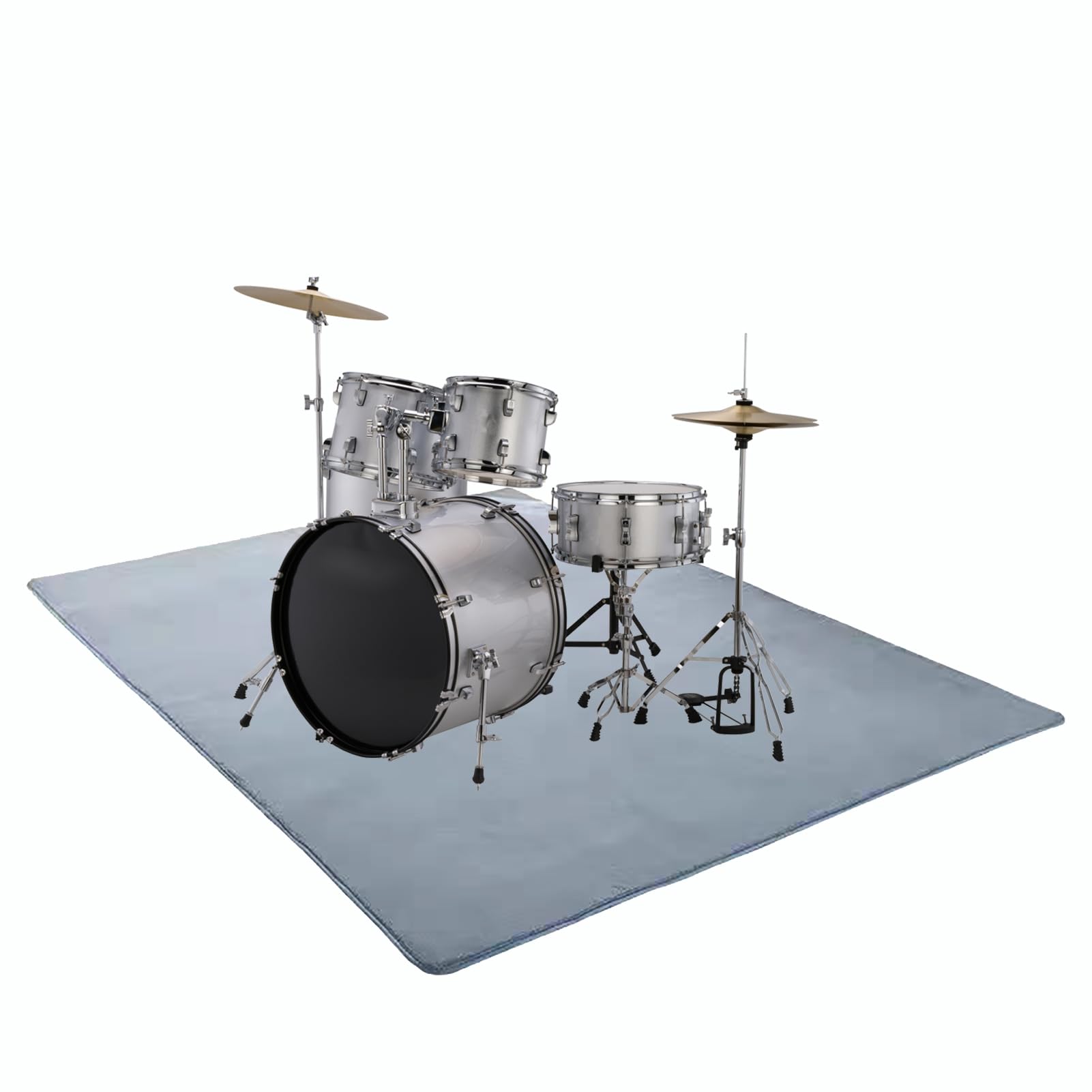Elektroniczny dywanik baterii, dźwiękoszczelna mata 130 x 200 cm maty akustyczne, mata bębnowa do bębna akustycznego bębna i innych instrumentów muzycznych