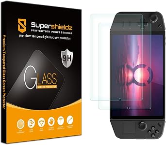 Supershieldz 2 Pack Designed for Lenovo Legion Go Handheld 2023 Tempered Glass Screen Protector, Anti Scratch, Bubble Free
