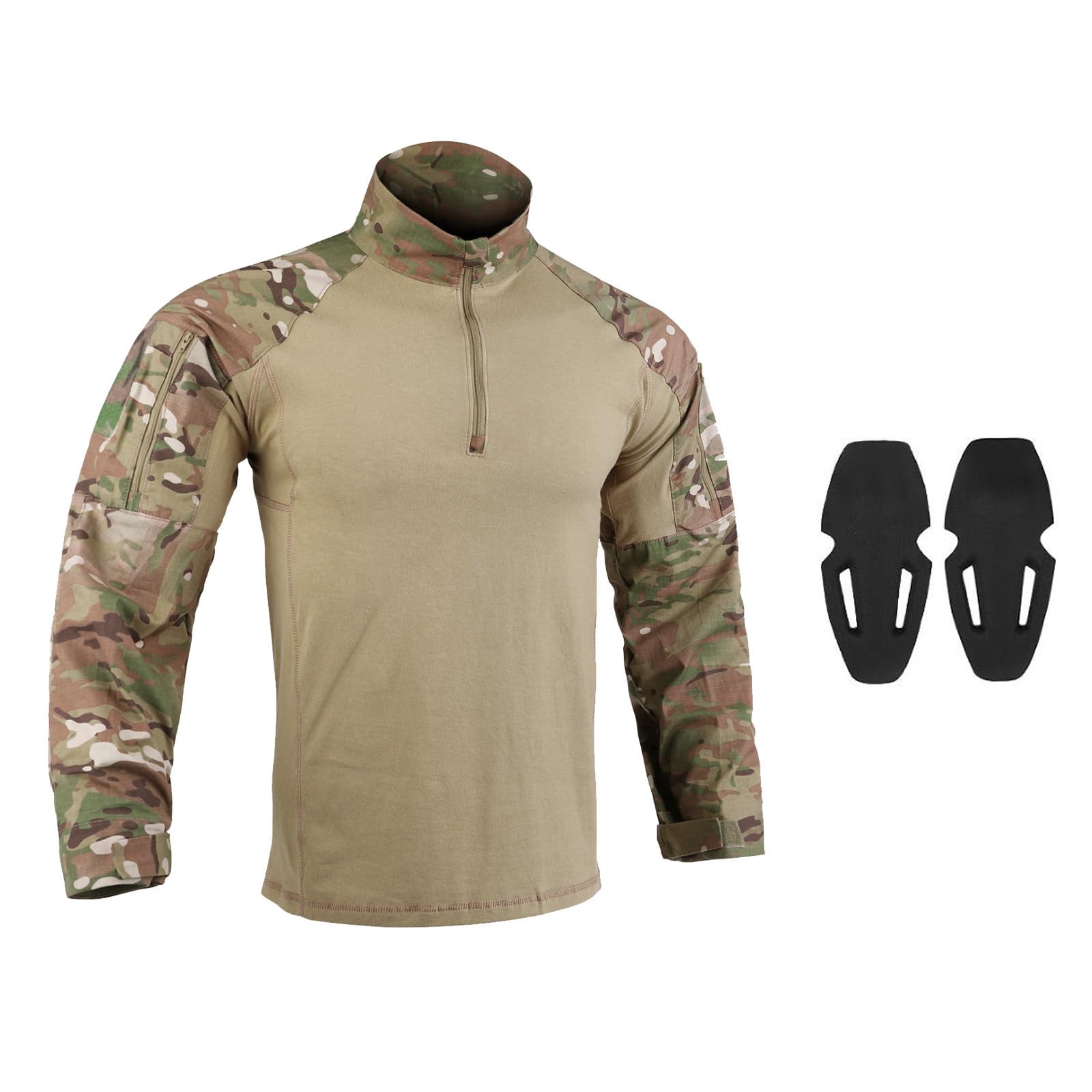 Tactical G4 Camisas de combate para hombre con coderas