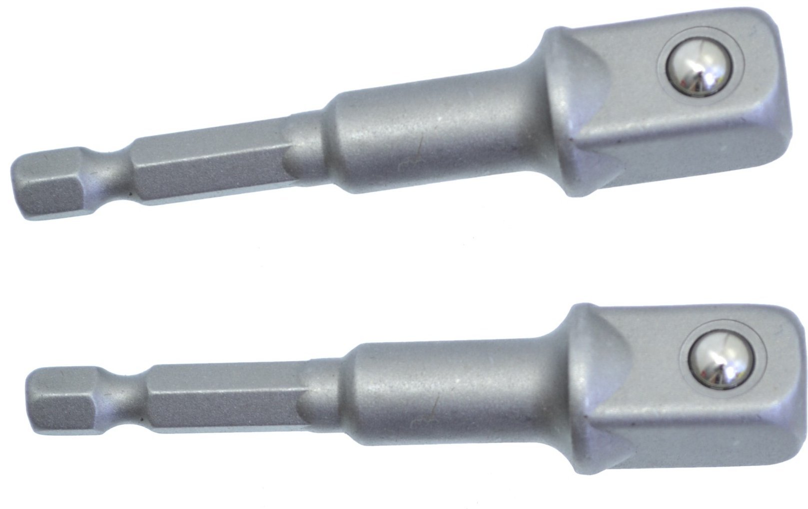 Newsome 1/4" Hex To 3/8" Square Drive Socket Adapters (Pack Of 2)