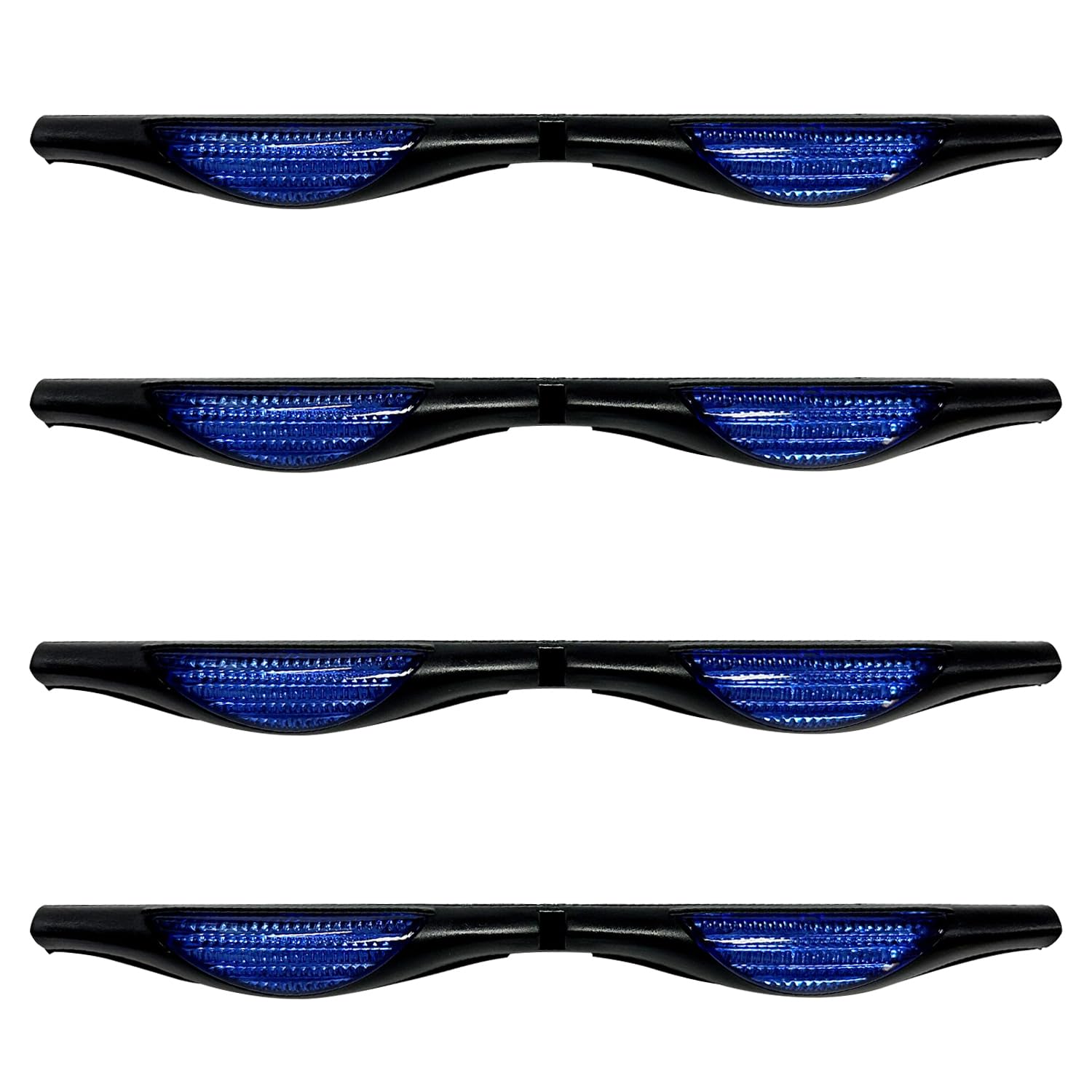 4 pezzi di protezione per bordi delle portiere auto blu, protezione per bordi auto, barra di protezione per porta auto, protezione per porta auto