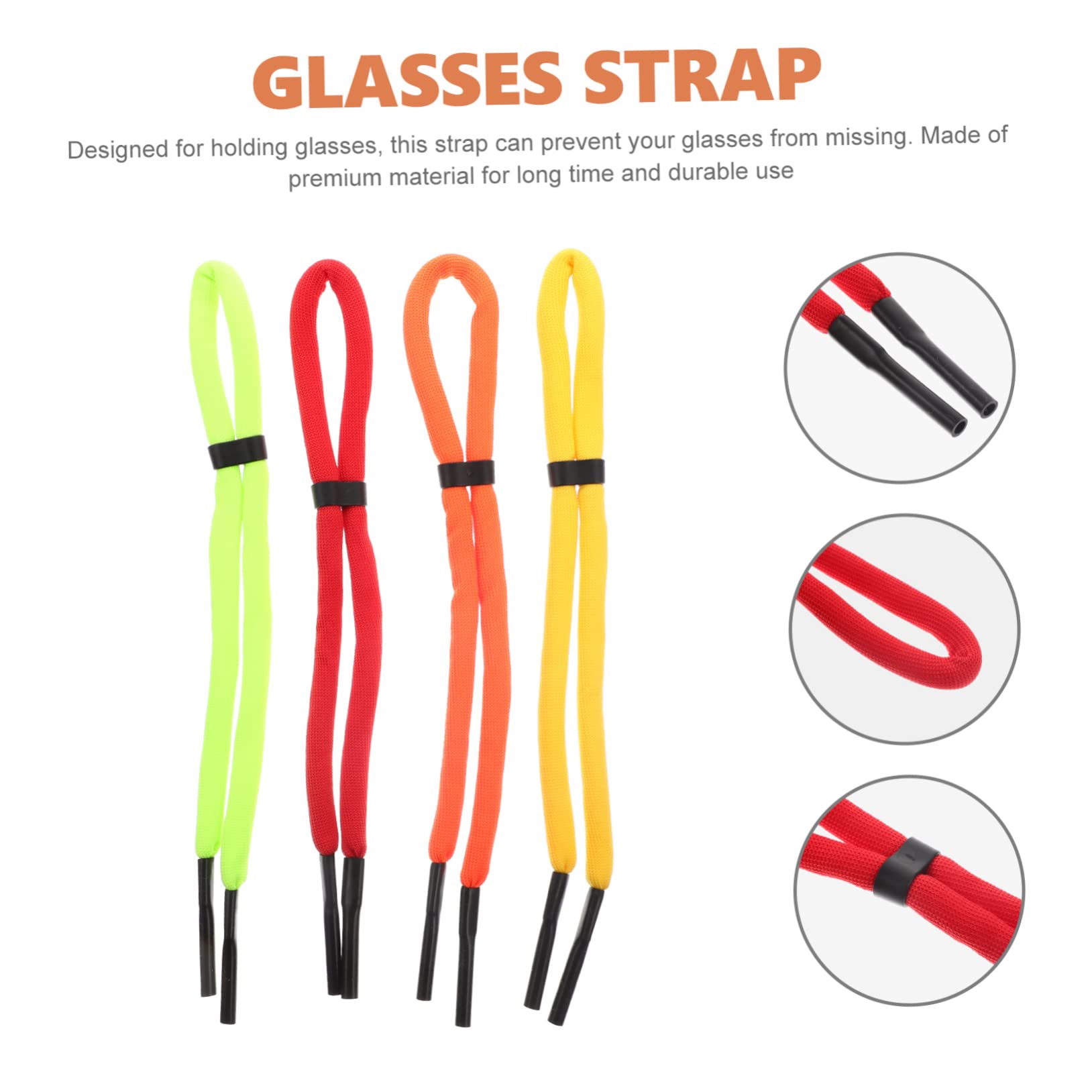 Healifty 20 Pz Corda Per Occhiali in Schiuma Catenelle Per Appendere Gli Occhiali Cordini Per Occhiali Da Donna Da Uomo Cintura Elastico Poliestere Che Fa i Primi Passi