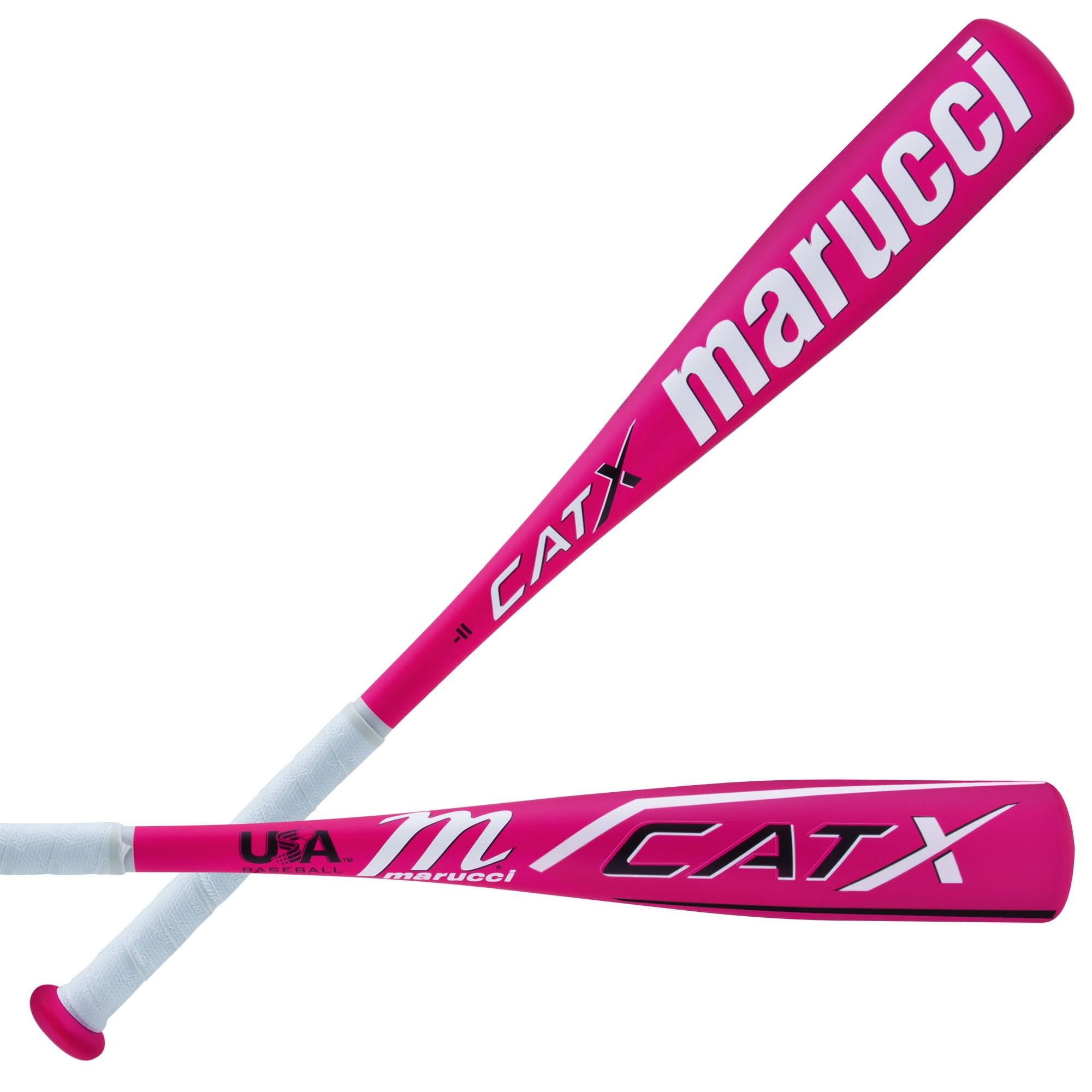 MARUCCI CATX USA -11 Aluminum TEE Ball BAT, Pink, 2 5/8