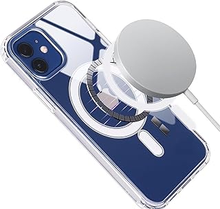 جراب مغناطيسي شفاف لموبايل آيفون 8 بلس - 7 5.5 بوصة متوافق مع ماج سيف موبايل رفيع للغاية وناعم من السيليكون والبولي يوريثين الحراري مضاد للصدمات ومقاوم للخدش والانزلاق