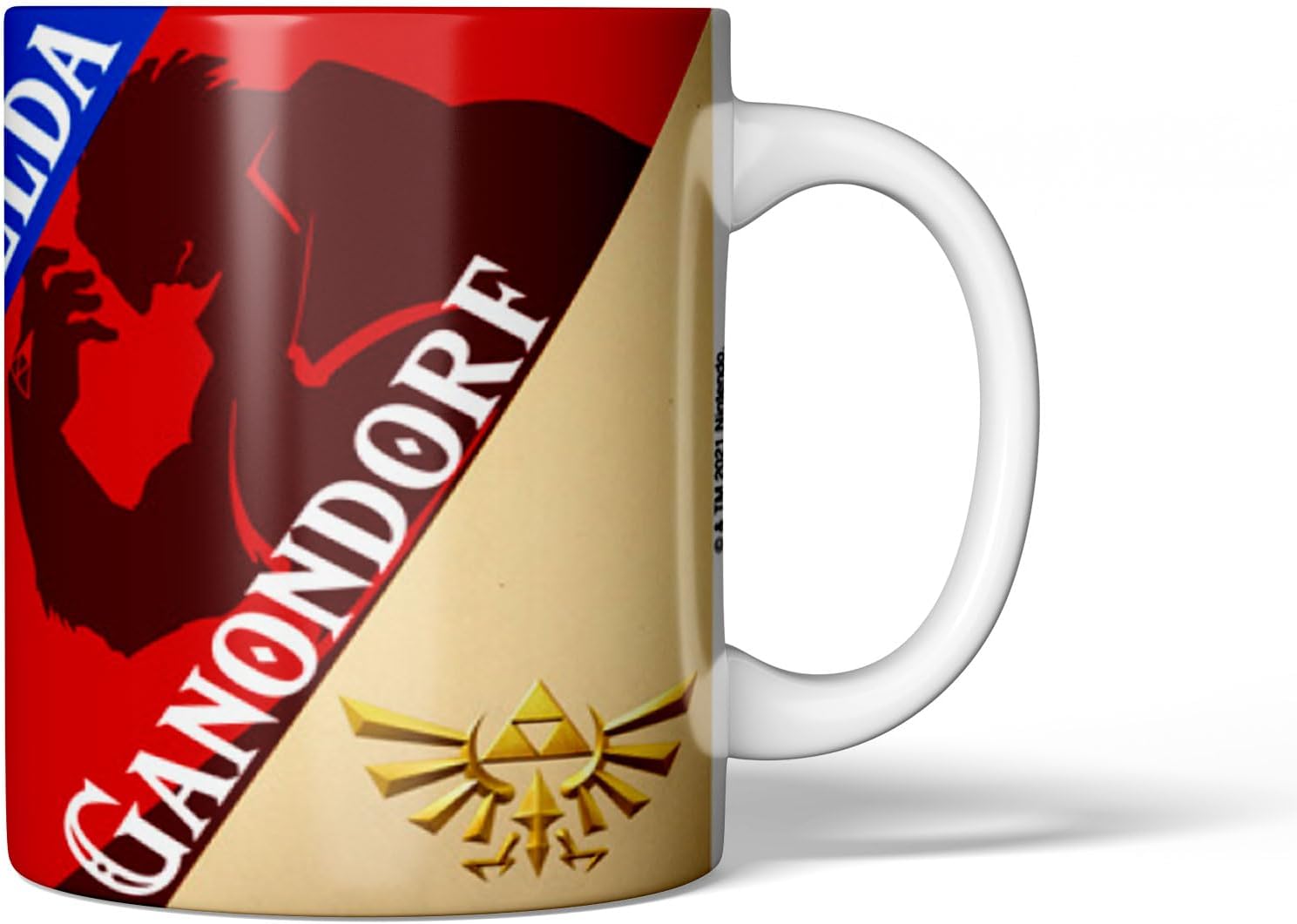 The Legend Of Zelda (Map Silhouette) 11oz/315ml Ceramic Heat Change Mug