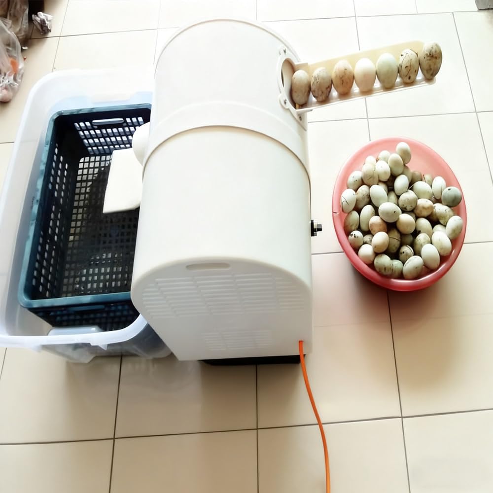 Eierwaschmaschine,Poultry Egg Washing Machine,Automatic Egg Washing Machine,2300 Stück/H Eierreiniger Waschmaschine Hühner Enten-Gänseei,Für Zuchtbetriebe Und Bauernhöfe
