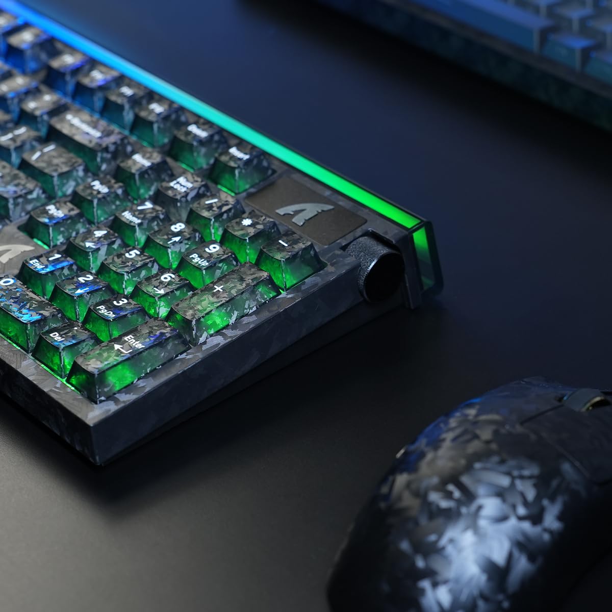 ATTACK SHARK R98 HE Clavier Gaming Magnétique Fibre de Carbone 8K