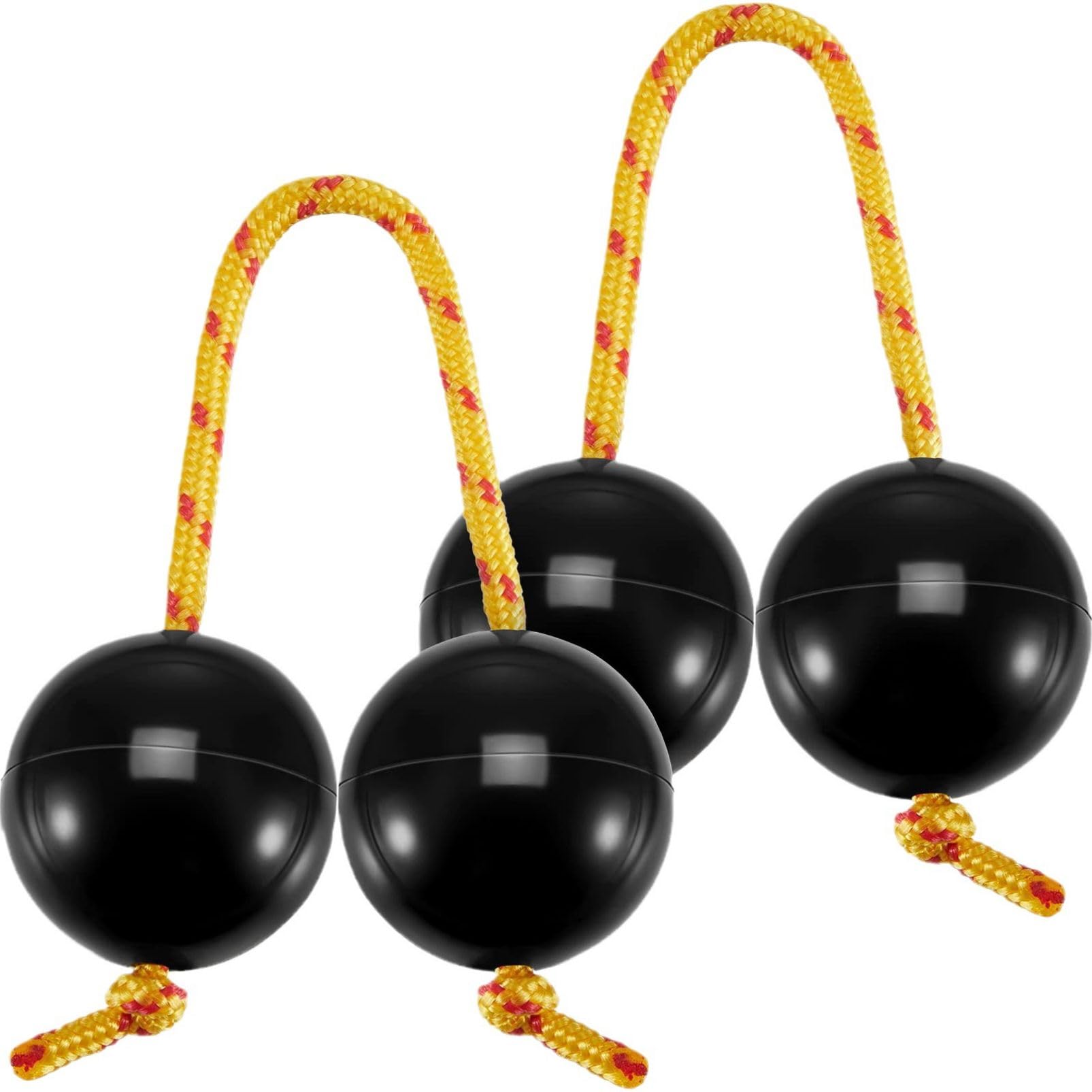 Pair of 2 Aslatua Rhythmic African Kashaka Kosika Televi Shaker Ball,Music Kashaka Beats Instrument,Double Gourd Percussion,Asalato Drum Balls,African Shaker Rattle for Beginner Orchestra (Black)