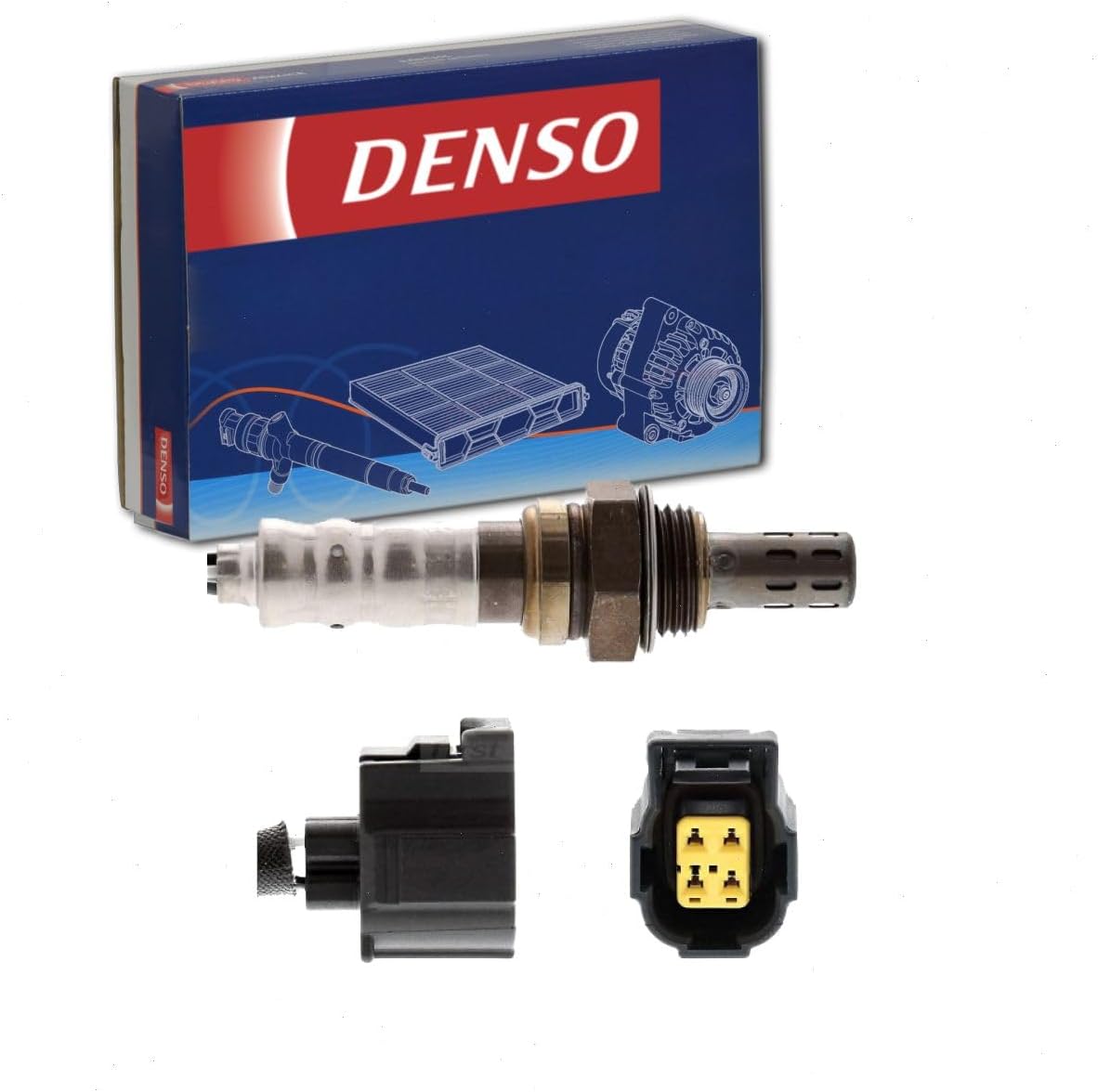 DENSO Downstream Left Oxygen Sensor compatible with Dodge Ram 1500 5.7L V8 2009-2010