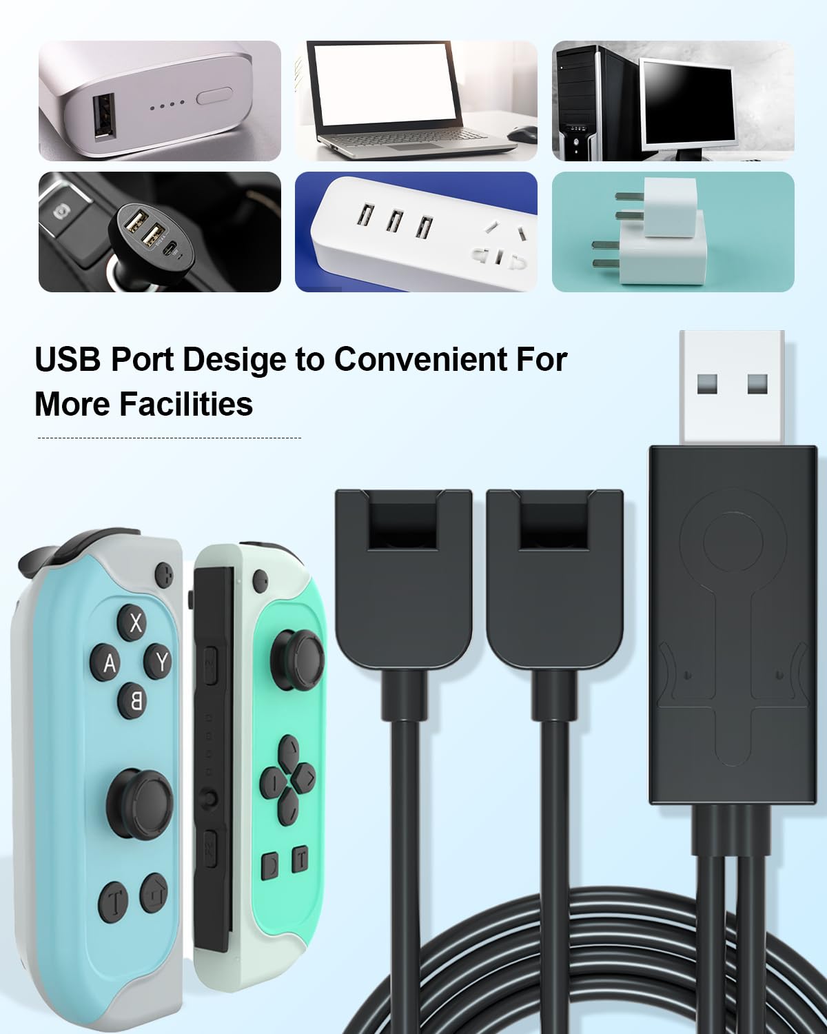 Amazon.co.jp: Switch Joy-Con用充電ケーブル Switch コントローラー 