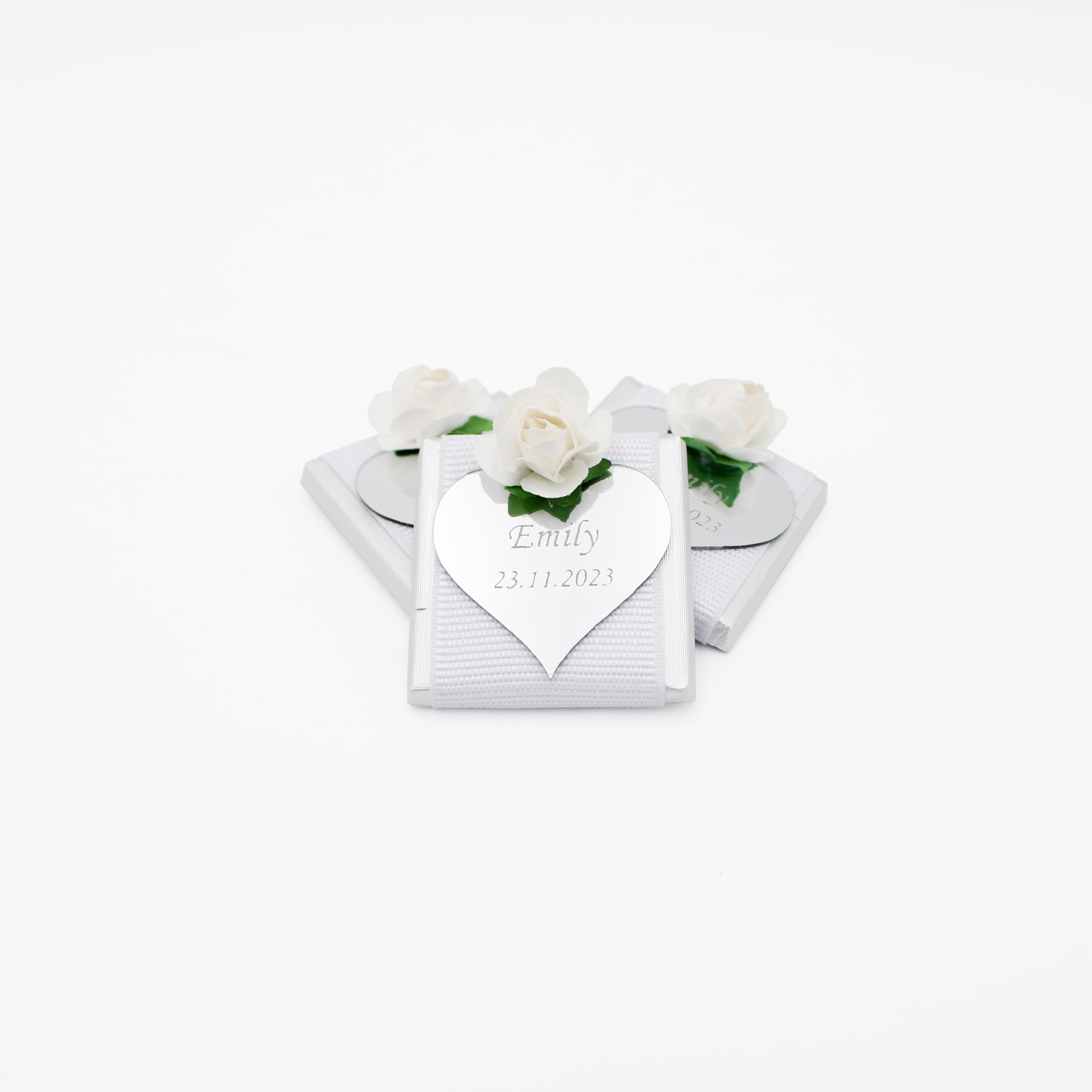 Personalisierte Schokoladenbox - Ideal für Hochzeit, Nişan & Kız İsteme, Handgefertigt, [16/24/32/48 Stück] - Perfektes Gastgeschenk für Söz, Geburtstag & Valentinstag