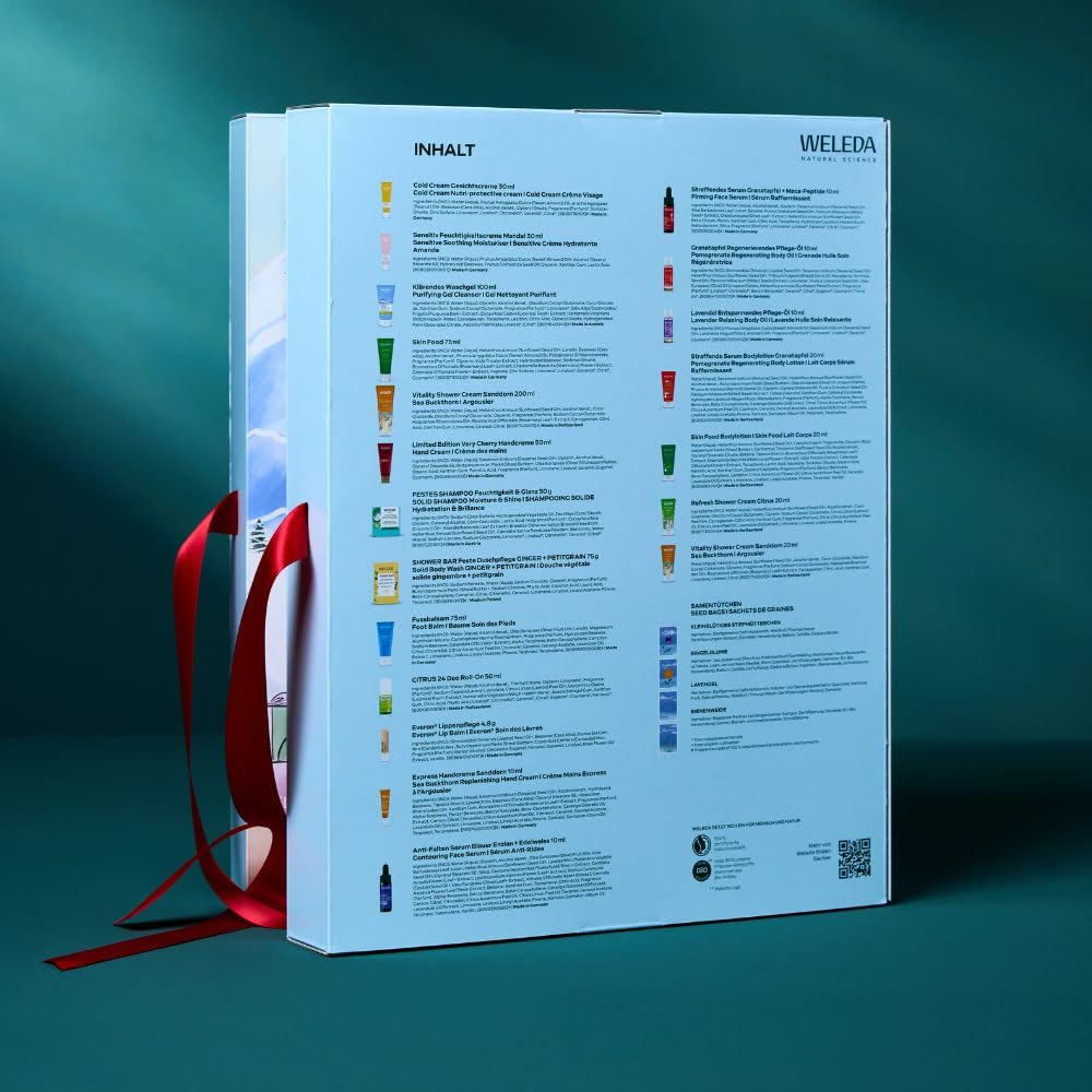 WELEDA - Calendrier de l'Avent - 24 surprises soin et nature - Edition Limitée
