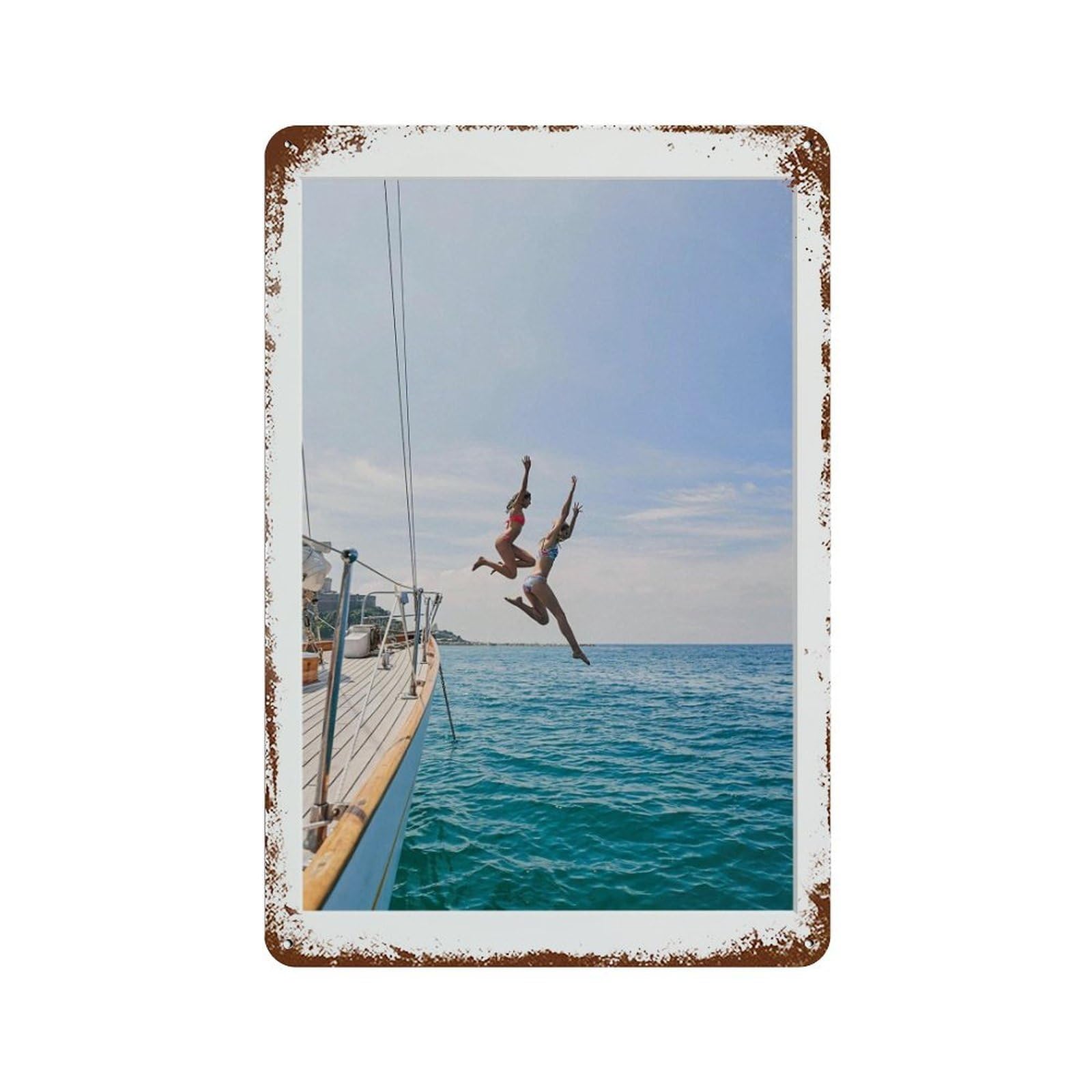 xiaoxiaoshen Summer Photography S2 Wall Decor Art Metal Tin Poster Modern Home Decor Art Home Bar Shop Decorations Vintage Sign 30x20cm