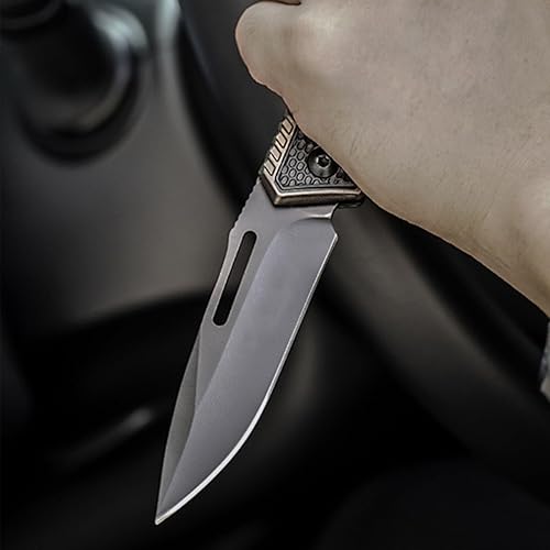 Miniatura 8 de 10MOONS - Cuchillo de bolsillo plegable, cuchillo plegable de apertura asistida de 8 pulgadas, cuchillo de bolsillo táctico para exteriores,