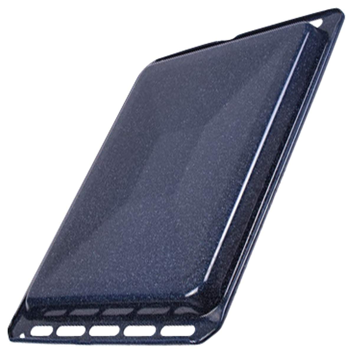 SOS ACCESSOIRE Original Backblech 368x460x30 mm Edelstahl Silber für Samsung Backofen
