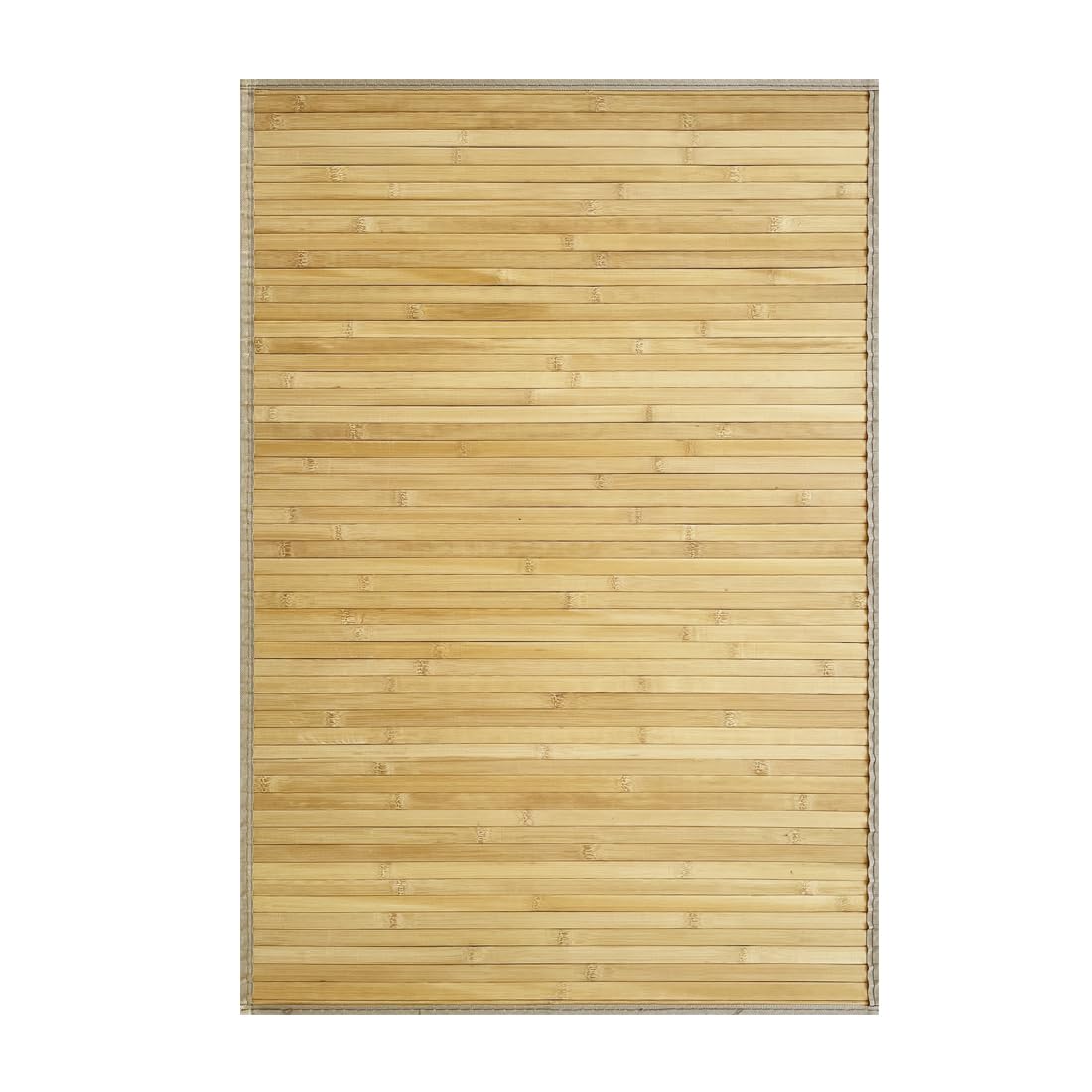 Acomoda Textil – Alfombra de Bambú Natural Ecológica para Interior y Exterior. Alfombra Resistente, Antideslizante y Cómoda para Dormitorio, Salón y Jardín. (Natural, 60x90 cm)