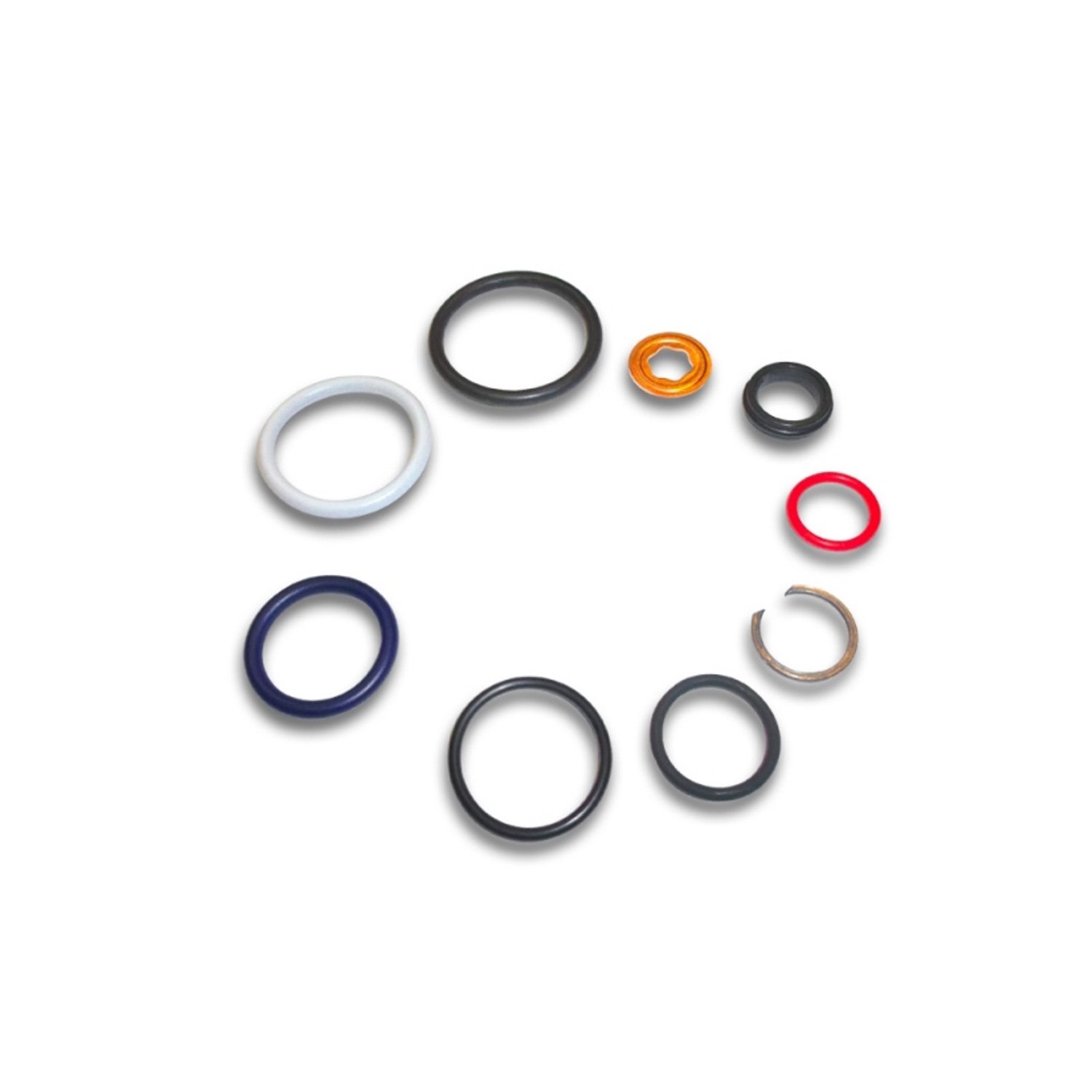 Diesel Fuel Injector Seal Kit Set, Compatible with Ford Powerstroke 6.0L 2003-2008, Navistar VT275 2005-2009, VT365 2004-2010