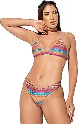 Biquíni MVB Modas Feminino Asa Delta Cintura Alta Fio Dental