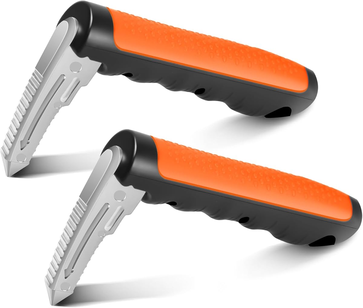 Car Door Handle for Elderly, 3-in-1 Car Handle Assist for Seniors, Portable Auto Cane Vehicle Support Handle, 500 lbs Capacity, Non-Slip Door Assist Bar (Orange, 2-Pack)