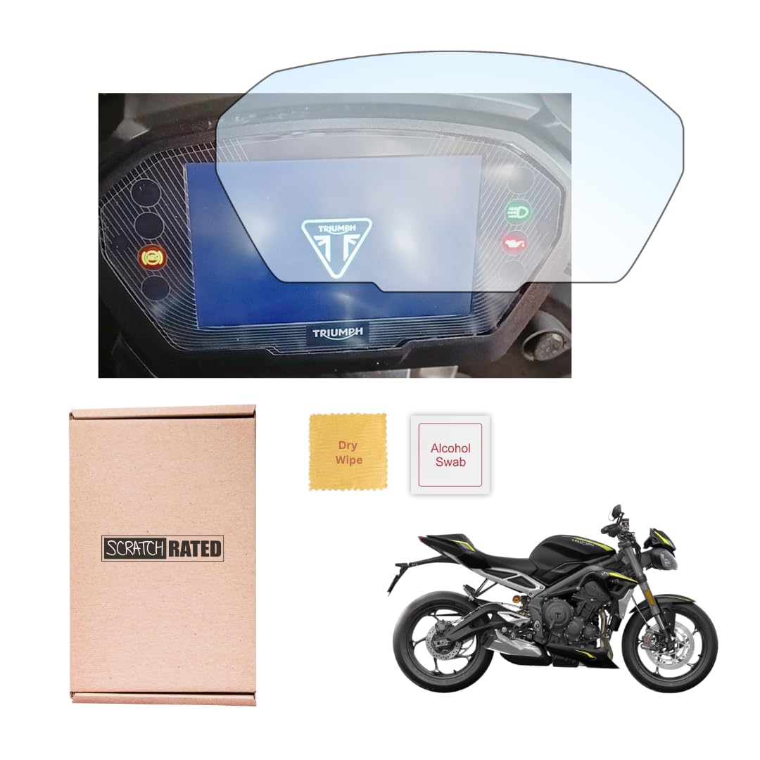 Scratch Rated Motorcycle Speedometer Console Protectors compatible for Triumph Street Triple RS (BS6) [7H (Pack of 1)]-picture-27