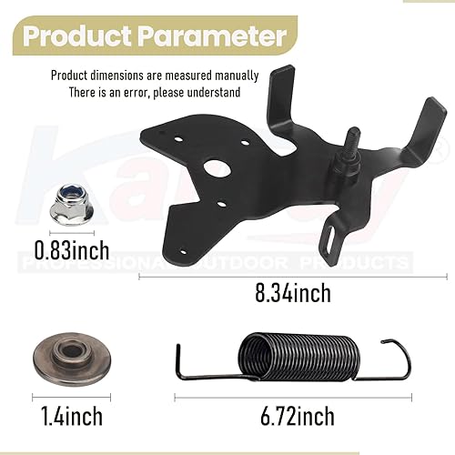 Miniatura 2 de GY20986 Placa de brazo loco de correa de transmisión de cubierta para tractores de césped J-OHN Deere D140 E160 L130 LA145, reemplaza GY20986BLE