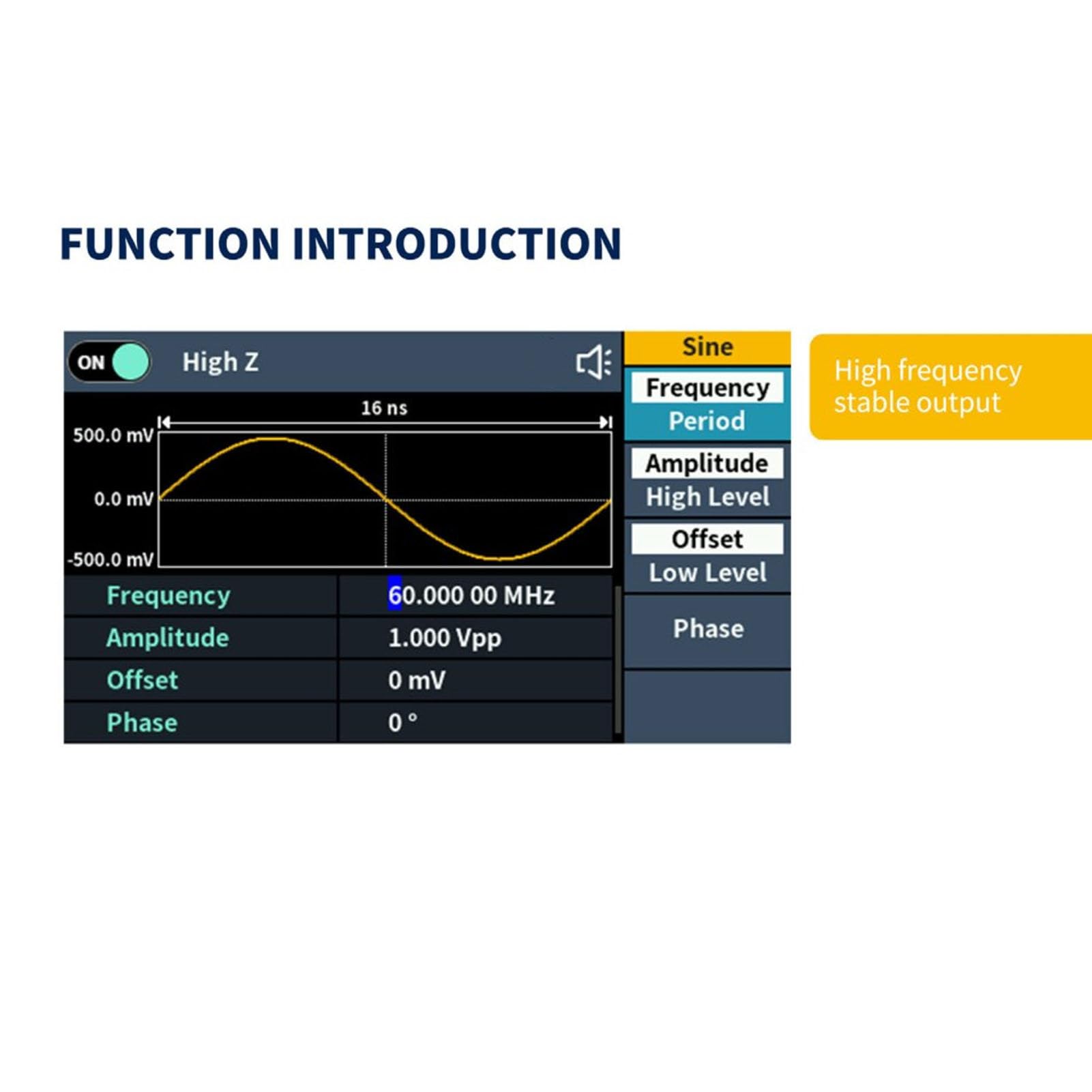 Fafeicy Generador de Señal DGE1030 30MHz, Generador de Forma de Onda Arbitraria de 1 μHz a 30MHz con Más de 160 Formas de Onda AM FM Modulación FSK para Ingeniería de Pruebas de (Enchufe de la UE)