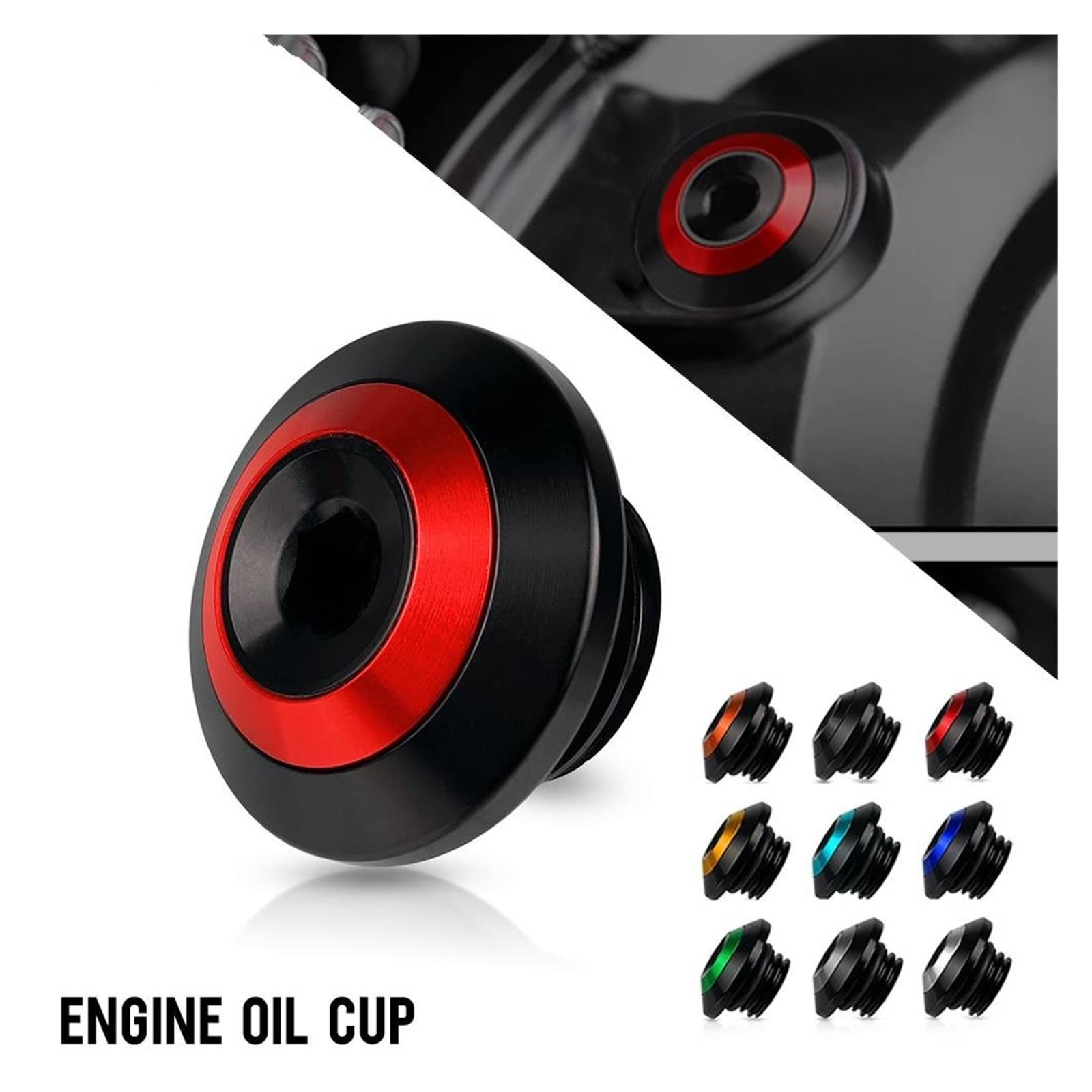 Bouchon Remplissage D'huile Pour CB1000R 2008-2018 2017 2016 2015 2014 CB 1000 R Moto Moteur Vidange D'huile Carter Écrou Coupelle Couvercle Bouchon De Remplissage D'huile