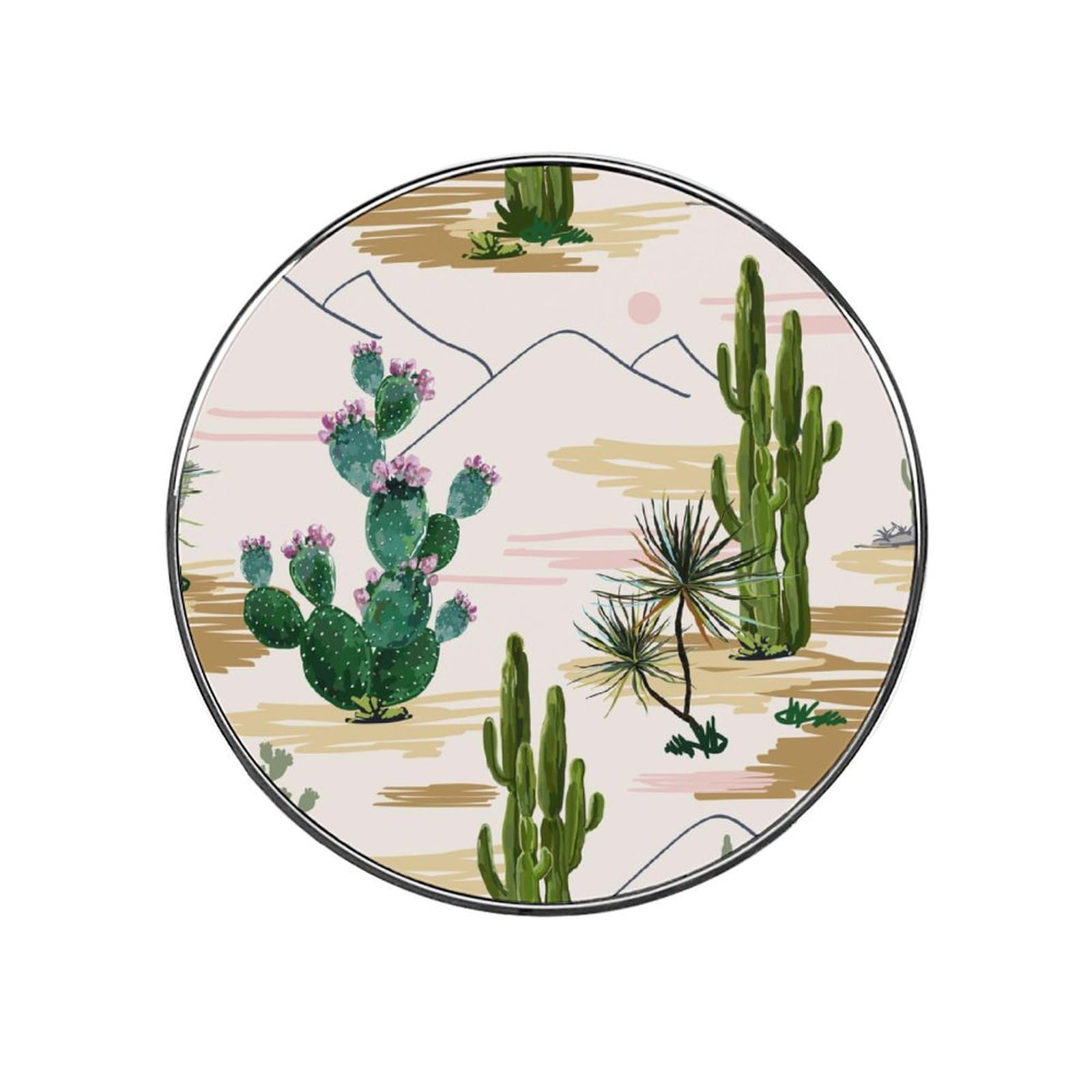Cactus Alloy Fridge Magnet For Office Cabinet Refrigerator Whiteboard Photo