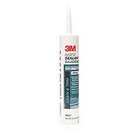 Vista 3 de Sellador de silicón blanco 3M, tipo marítimo, Blanco, 1