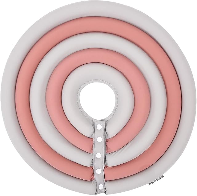 Collar de cono para perro, collar inflable de dona para el cuello de perro, alternativa después de la cirugía