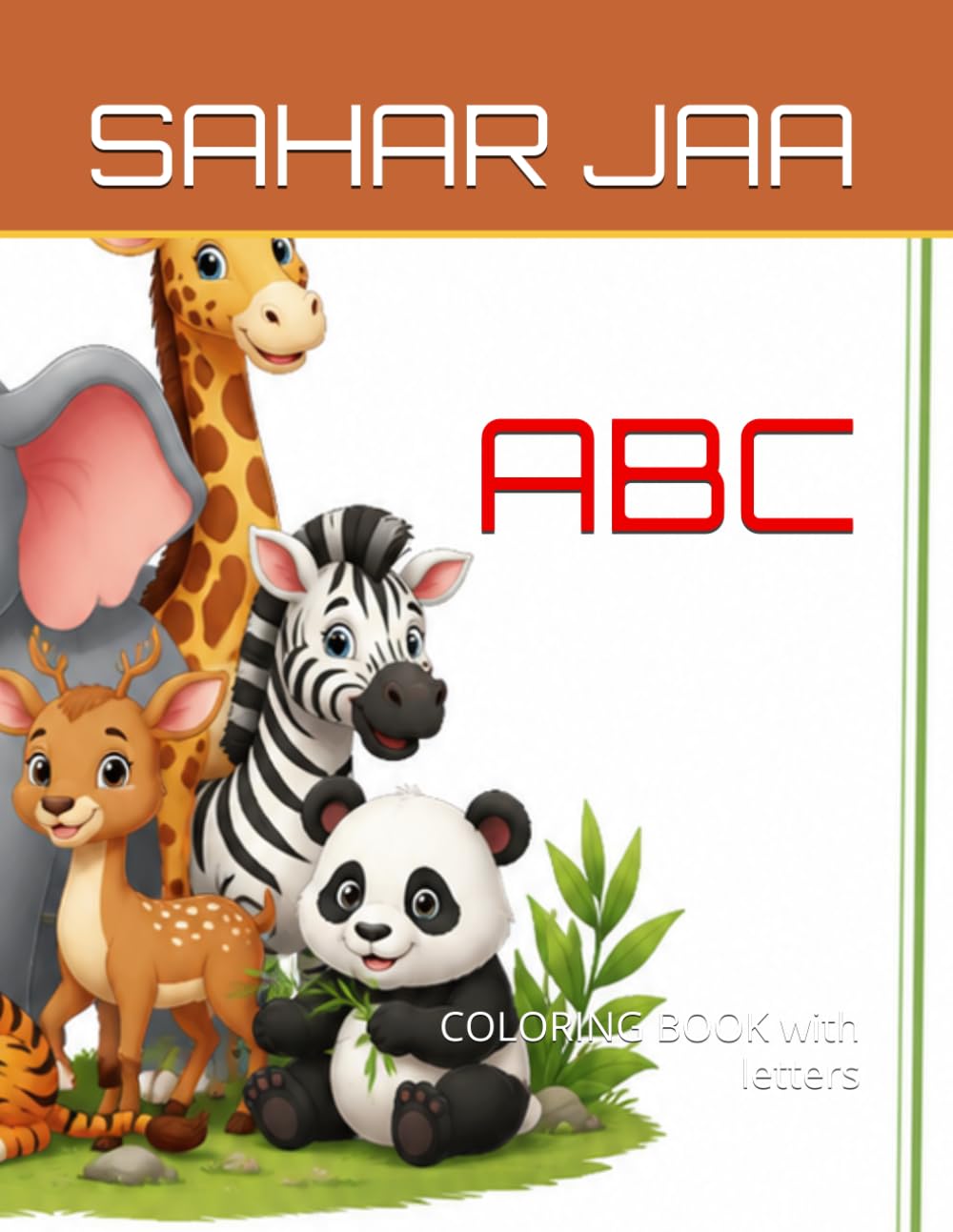 ABC ADVENTURE: COLORING BOOK with letters