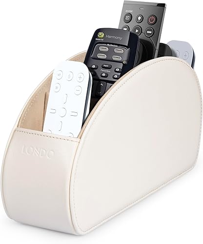 Miniatura 3 de Otto porta control remoto con 5 bolsillos para DVD, Blu-Ray, TV, Roku o Apple TV - PU piel con forro de gamuza - Delgado, living compacto o depósito