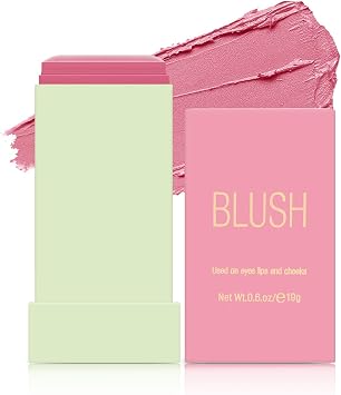 Boobe Cheek Color Multi-Purpose Makeup Cheek Sticks, Water Resistant, Long Lasting, Colored Solid Moisturizer Sticks for Eyes, Lips, Cheeks, Soft, Fine Hair, Blends Perfectly on Skin