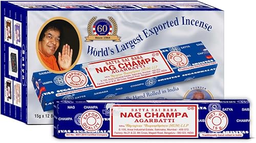 Satya Nag Champa 250 GMS - Varilla de incienso de Shrinivas Sugandhalaya LLP Mumbai