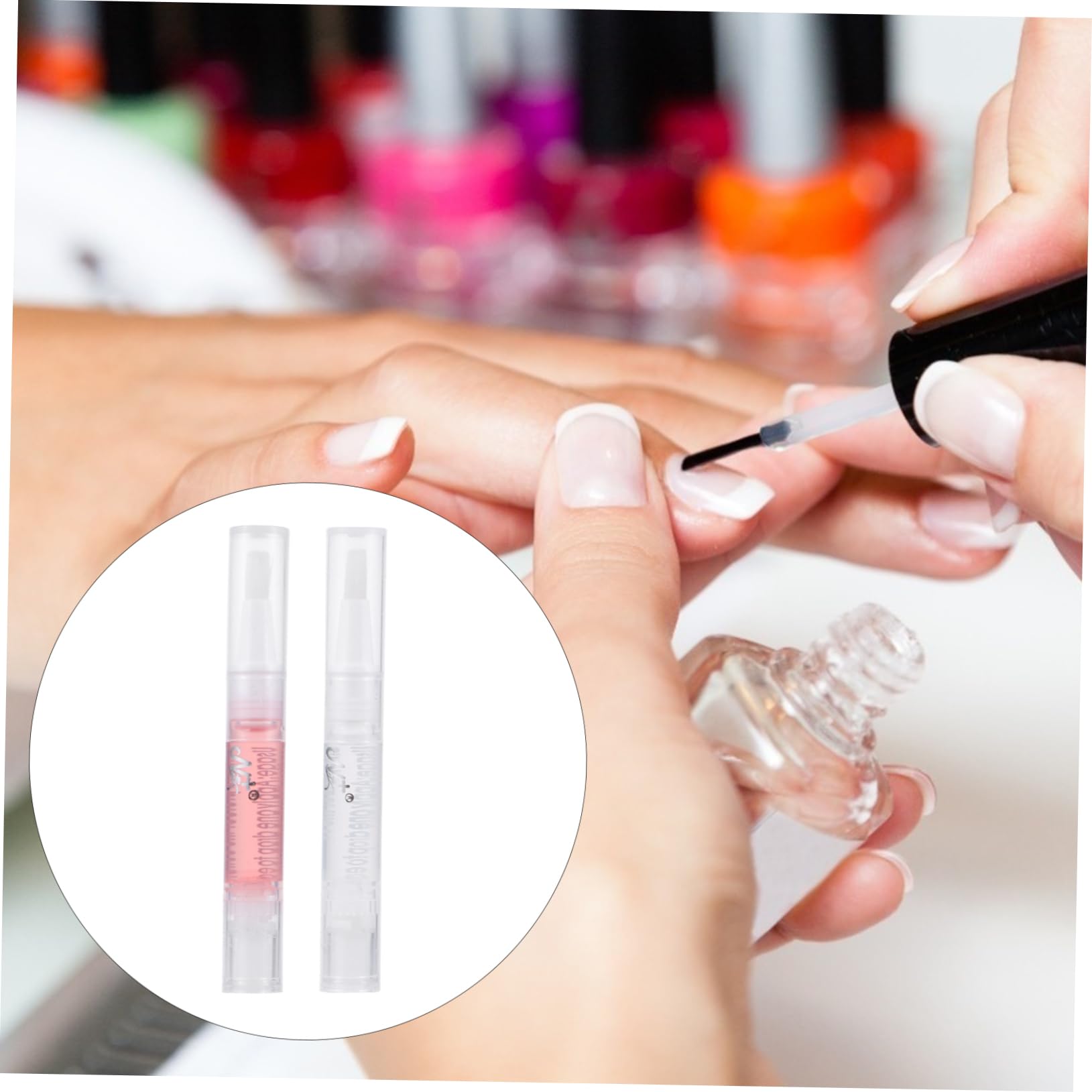 2 Series Aceite Cutículas Nutritivo Bolígrafo Y Manicura Revitalizador De Cutículas Hidratación Y Cuidado 8 Piezas X 2