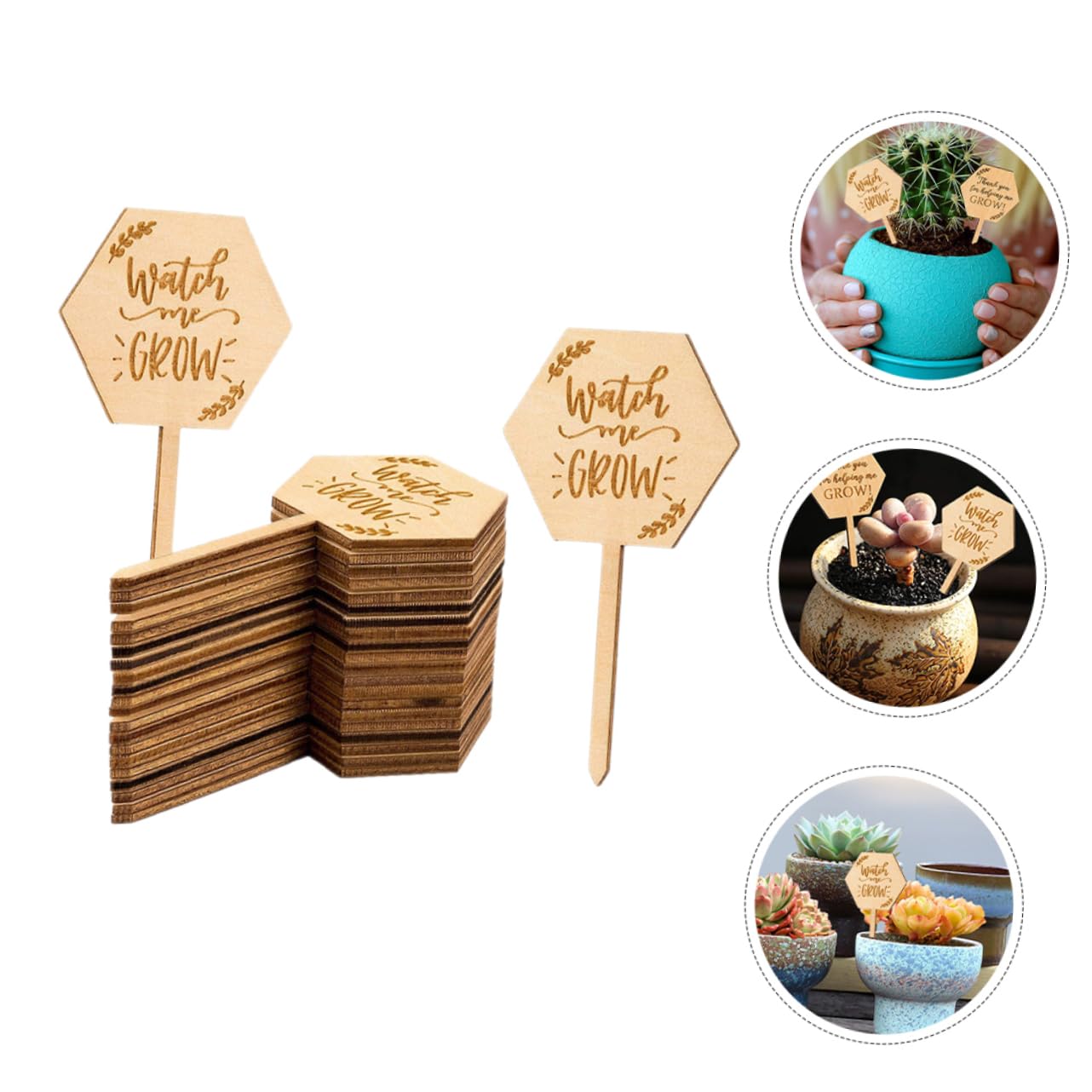 Hemobllo 3 Set Etichette Per Piante Da Marcatori Per Piante Facile Personalizzare Decorazione Per Giardinaggio E Coltivazione 40 Pezzi*3
