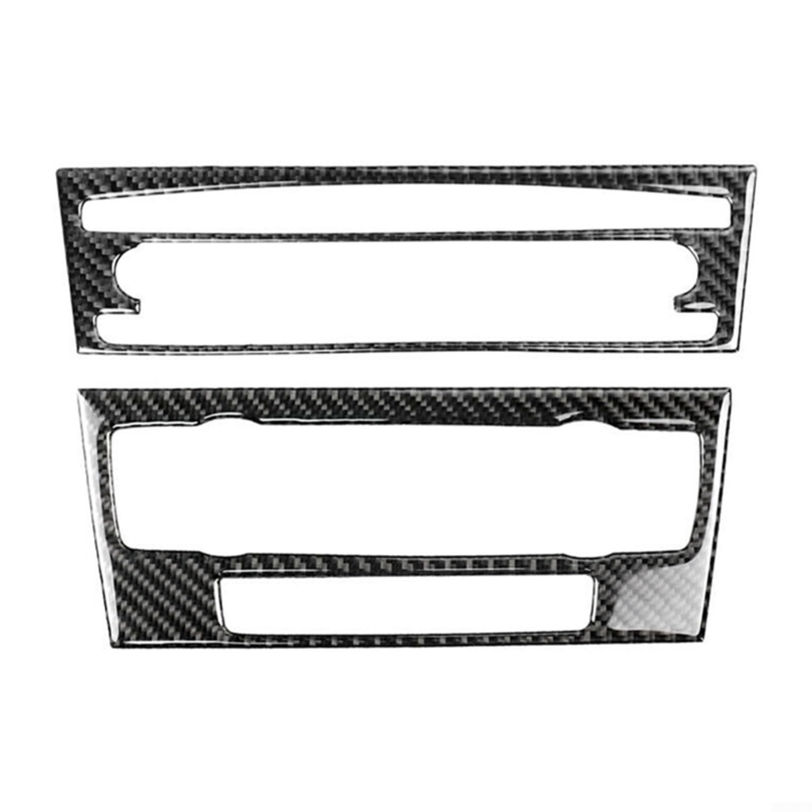 Pannello di controllo CA in fibra di carbonio per BMW Serie 3 E90 E92 E93 2005-2012 Nero Interno