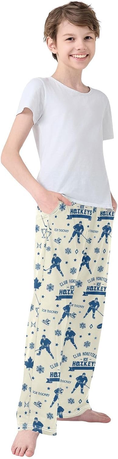 Dussdil Pajama Pants Long Sleep PJ Pant Pajama Bottoms Elastic Waist Lounge Pants with 2 Pockets - Image 7