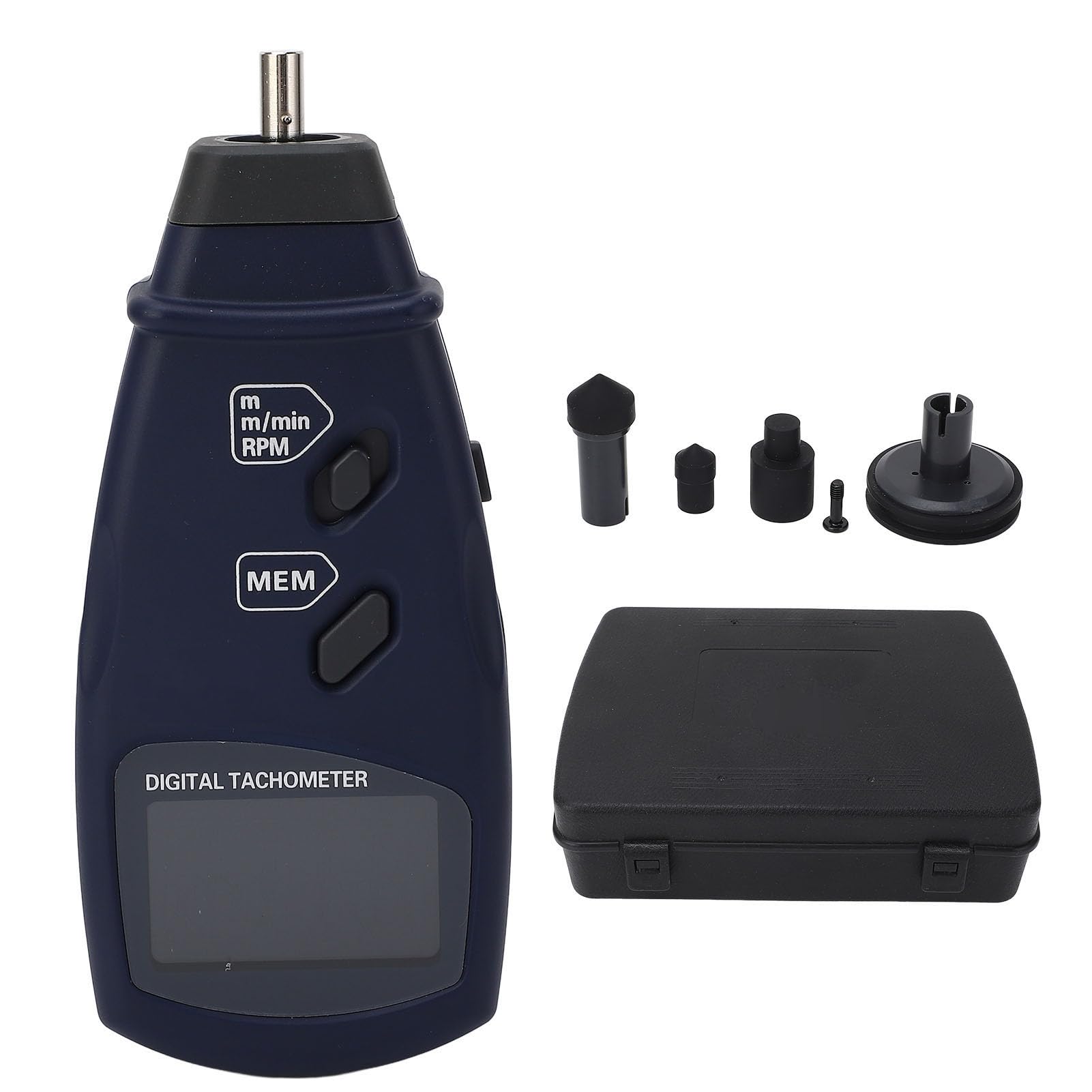 Respicefinem Gauge Wireless 20×15×6 Digital Tachometer RPM Meter Handheld Tester 0.5~19999Rpm Motor Gauge Sm2235A