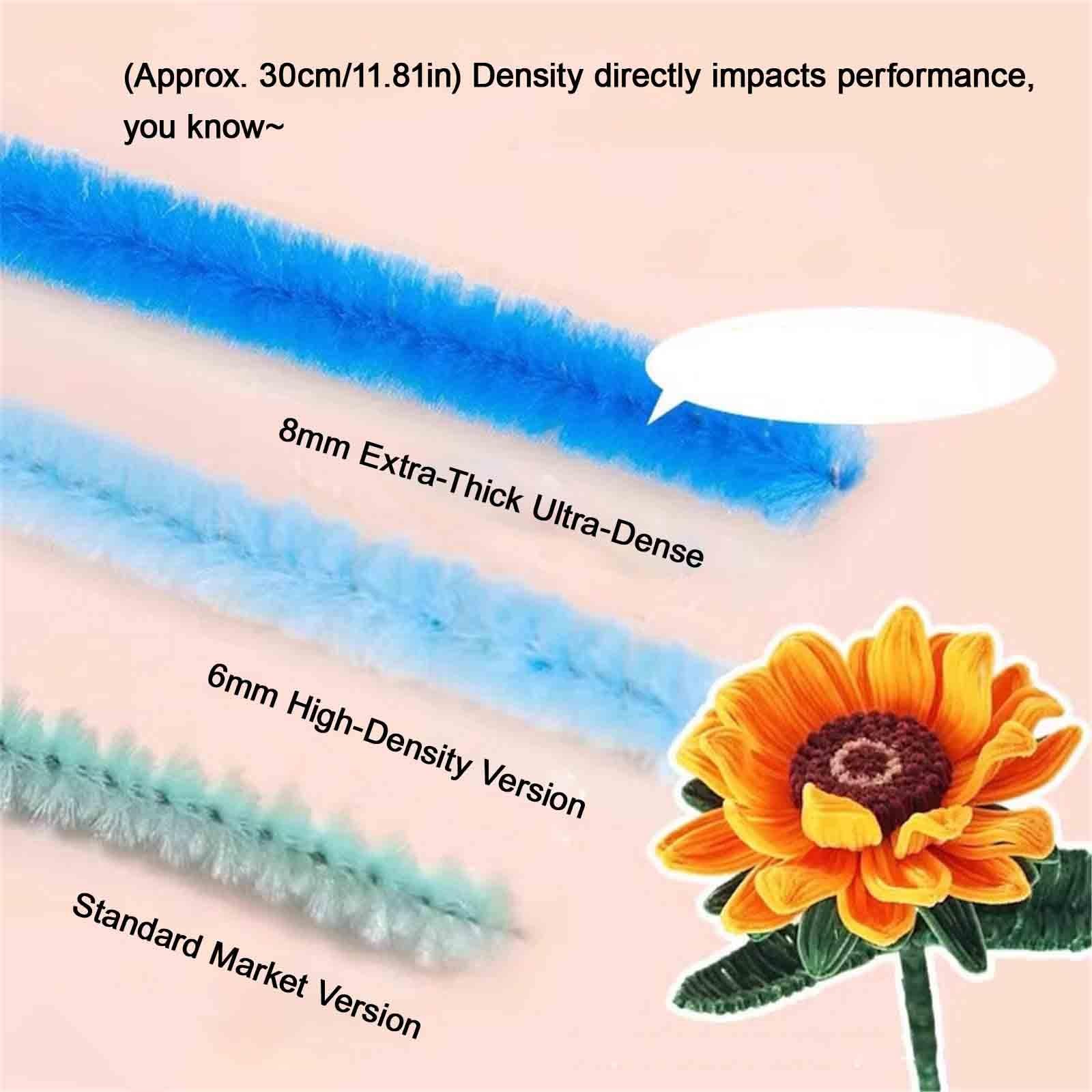 Pfeifenputzer Zum Basteln Mehrfarbig 8mm Flexibel 500/1000 Stück Pfeifenreiniger Für Die Schule Aktivitäten Pipe Cleaner Für Anfänger Vielseitige Formen(1000pcs,Schwarz)