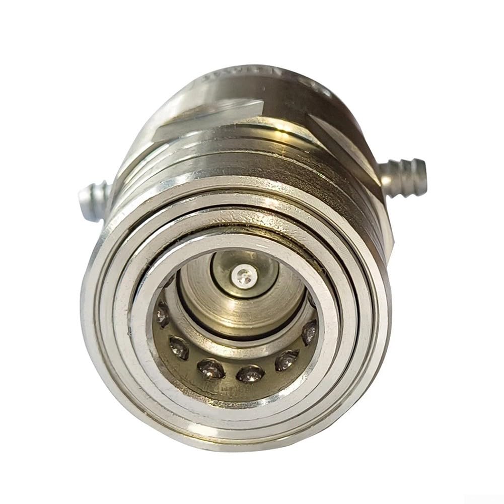 Enchufe hidráulico de acoplamiento rápido compatible con 6200 6300 6310 6400 7520 sustituye a Al210585 metal plateado resistente para piezas de reparación de maquinaria agrícola y de construcción