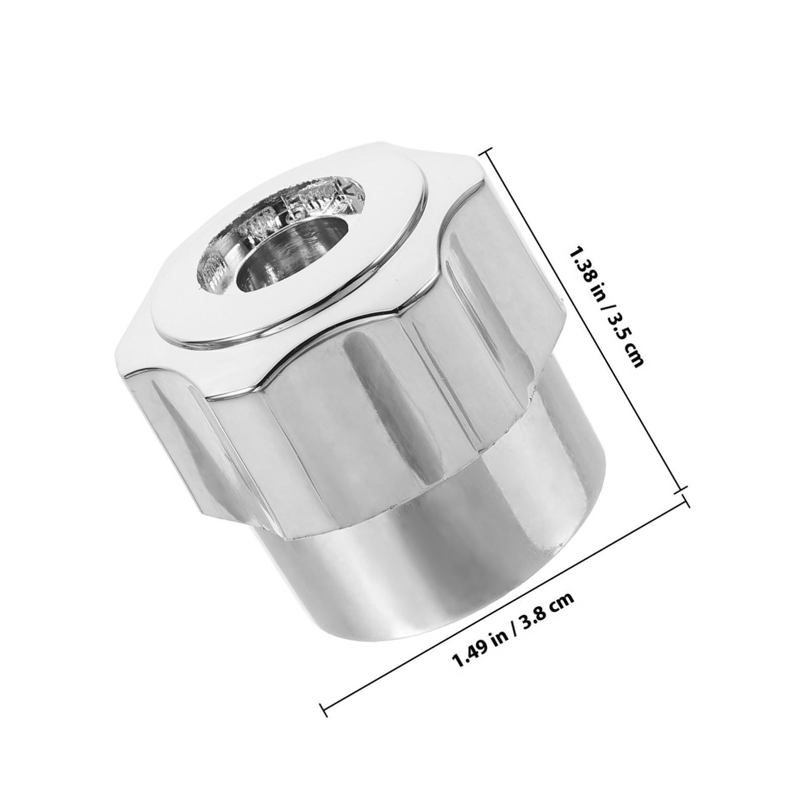 Generic 6 Szt. Częściowy Gałek Do Wanny z Aluminium Wymienne Uchwyty Kranów Łazienkowych i Kuchennych Ergonomiczne Pokrętła Do Ciepłej i Zimnej Szybka Instalacja Trwałe i Komfortowe