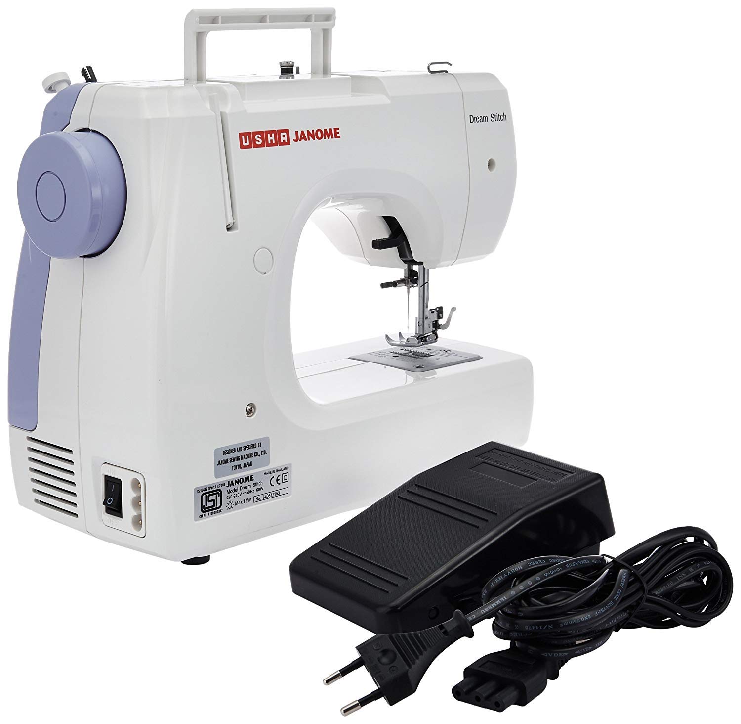 Usha Dream Stitch Sewing Machine - White — Amazon image 4