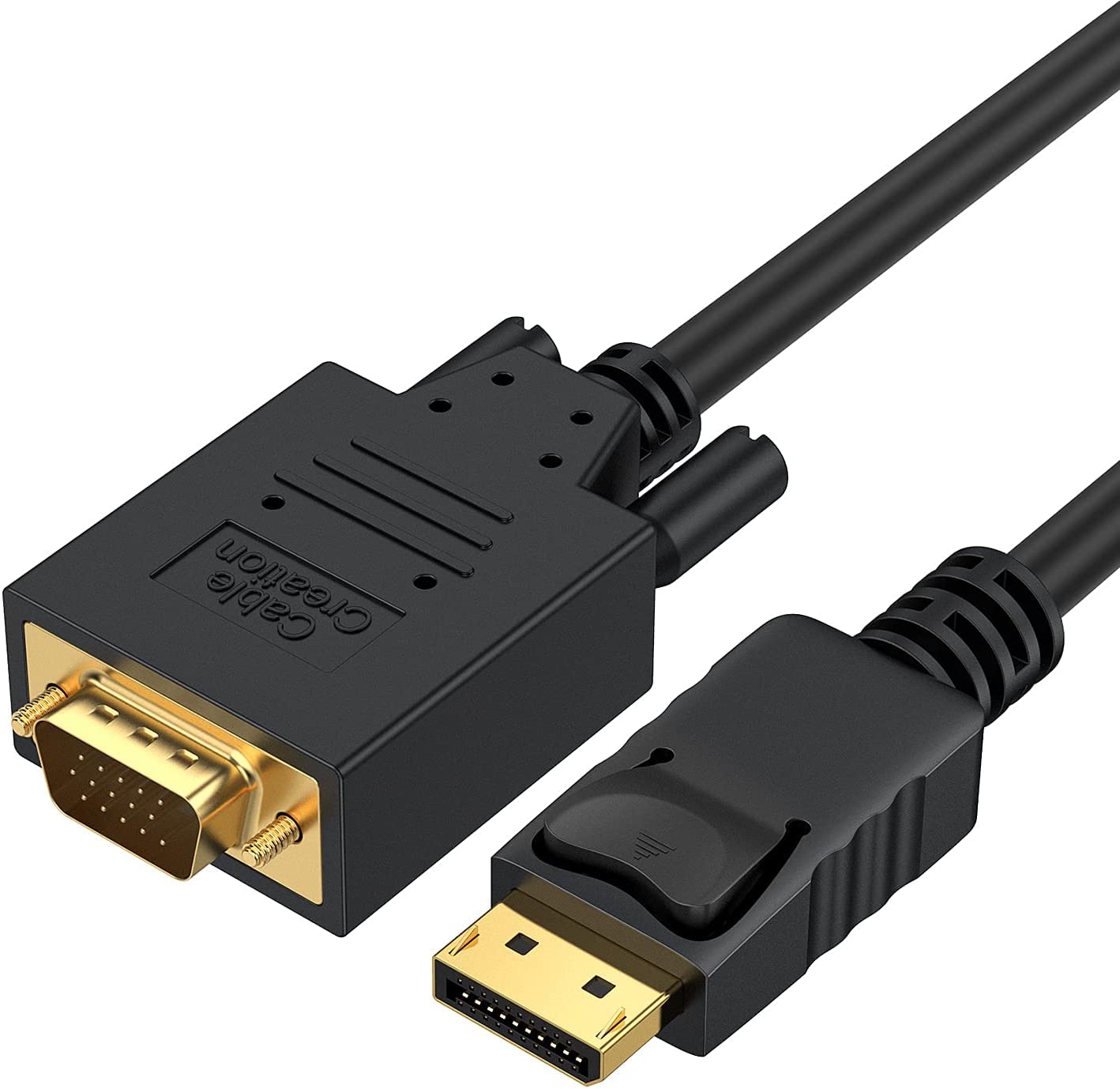 THE 4 Displayport to VGA Cable 6FT, DP to VGA Cable Gold Plated, Standard DP Male to VGA Male Cable, Black Color (B0B4BC7V8J) Amazon Price History, Amazon Price Tracker